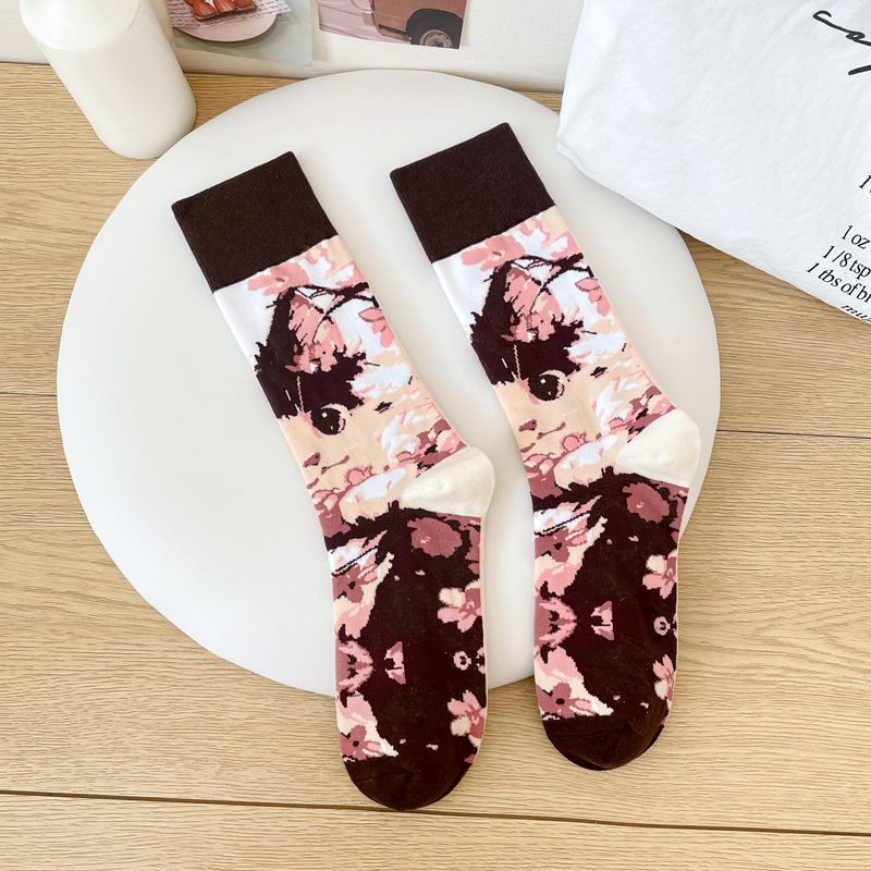 【新入荷】 ねこモチーフのソックス（秋冬）