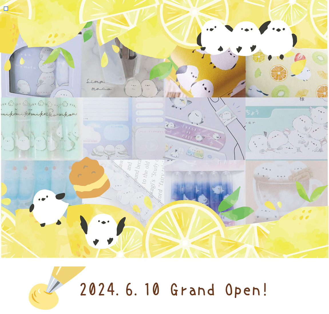 文鳥ロードショー姉妹店「 Custard（カスタード）」をオープンいたしました。