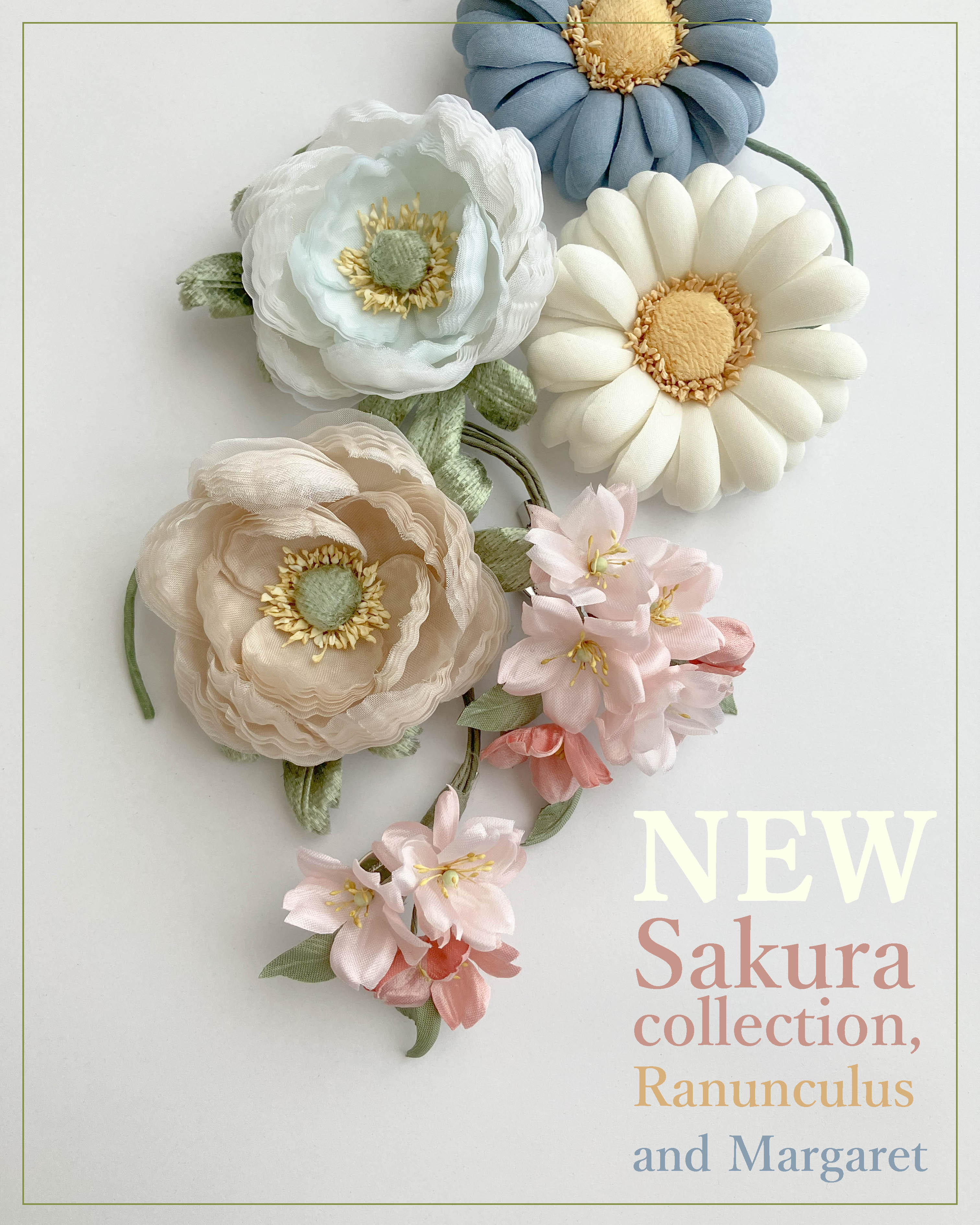新作続々登場!sakura collection&ルナンキュラス・マーガレット