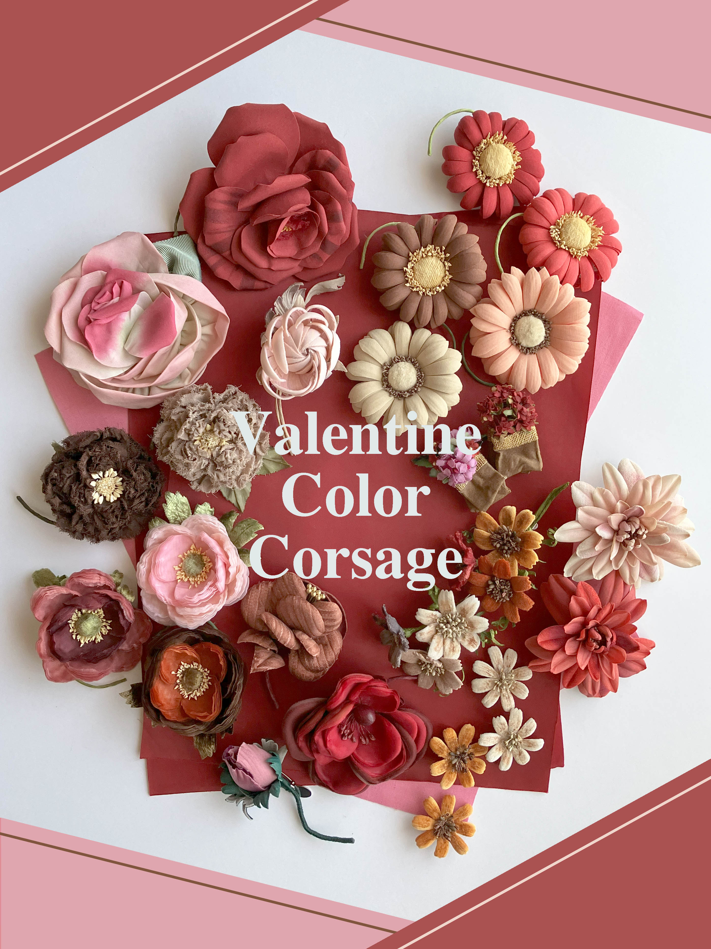 Valentine Color Corsage