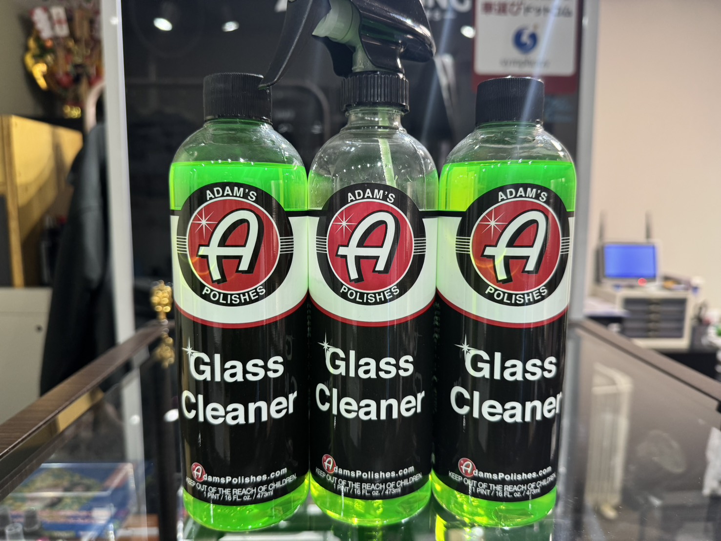 常時在庫ありGlass Cleaner!アダムスポリッシュご購入はANKGLIDで♫