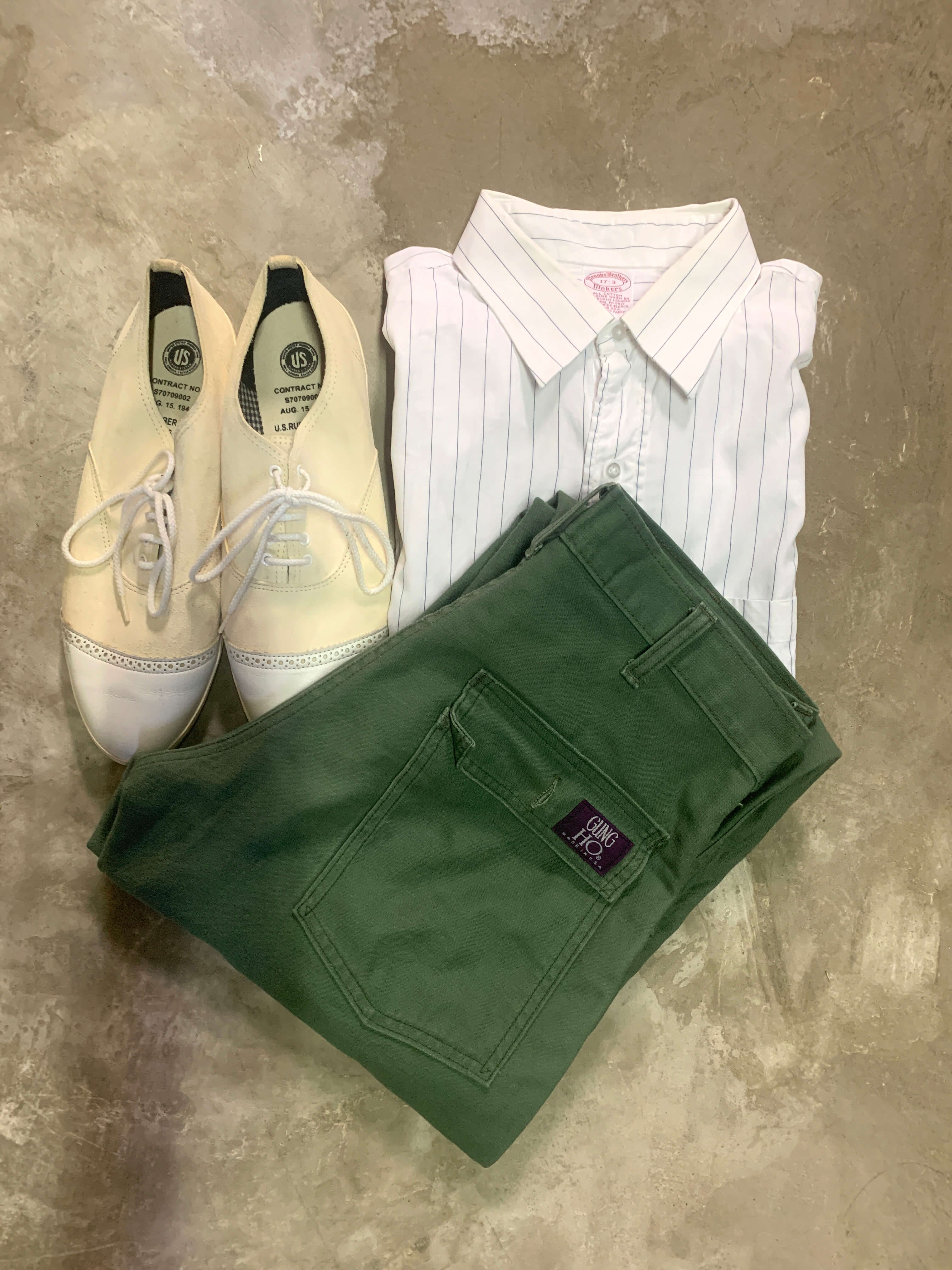 BrooksBrothers長袖ピンストライプシャツ！おすすめです！