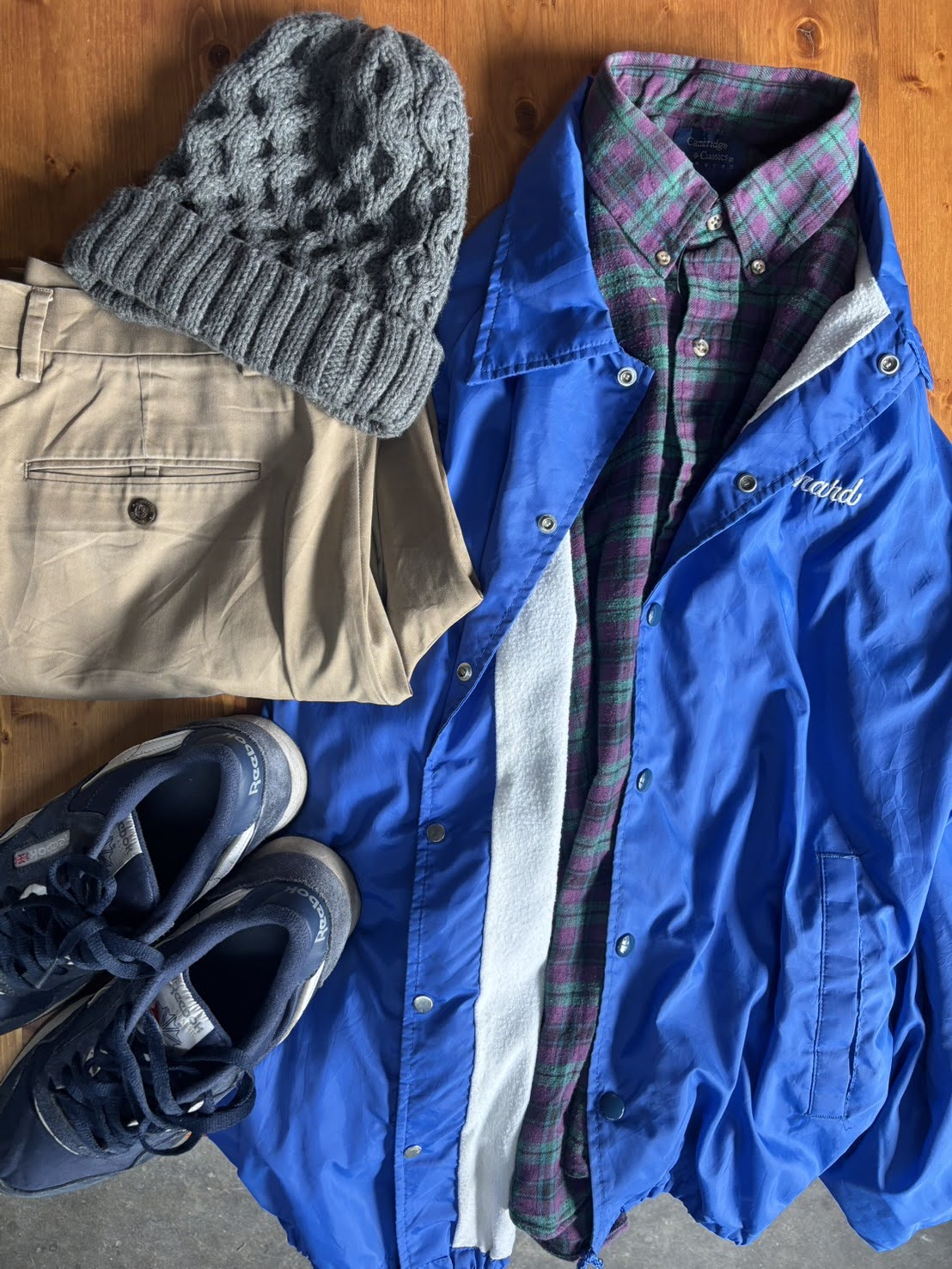 BIG BEAR ELKS ナイロンジャケット！！鹿のバックプリントがにくい！