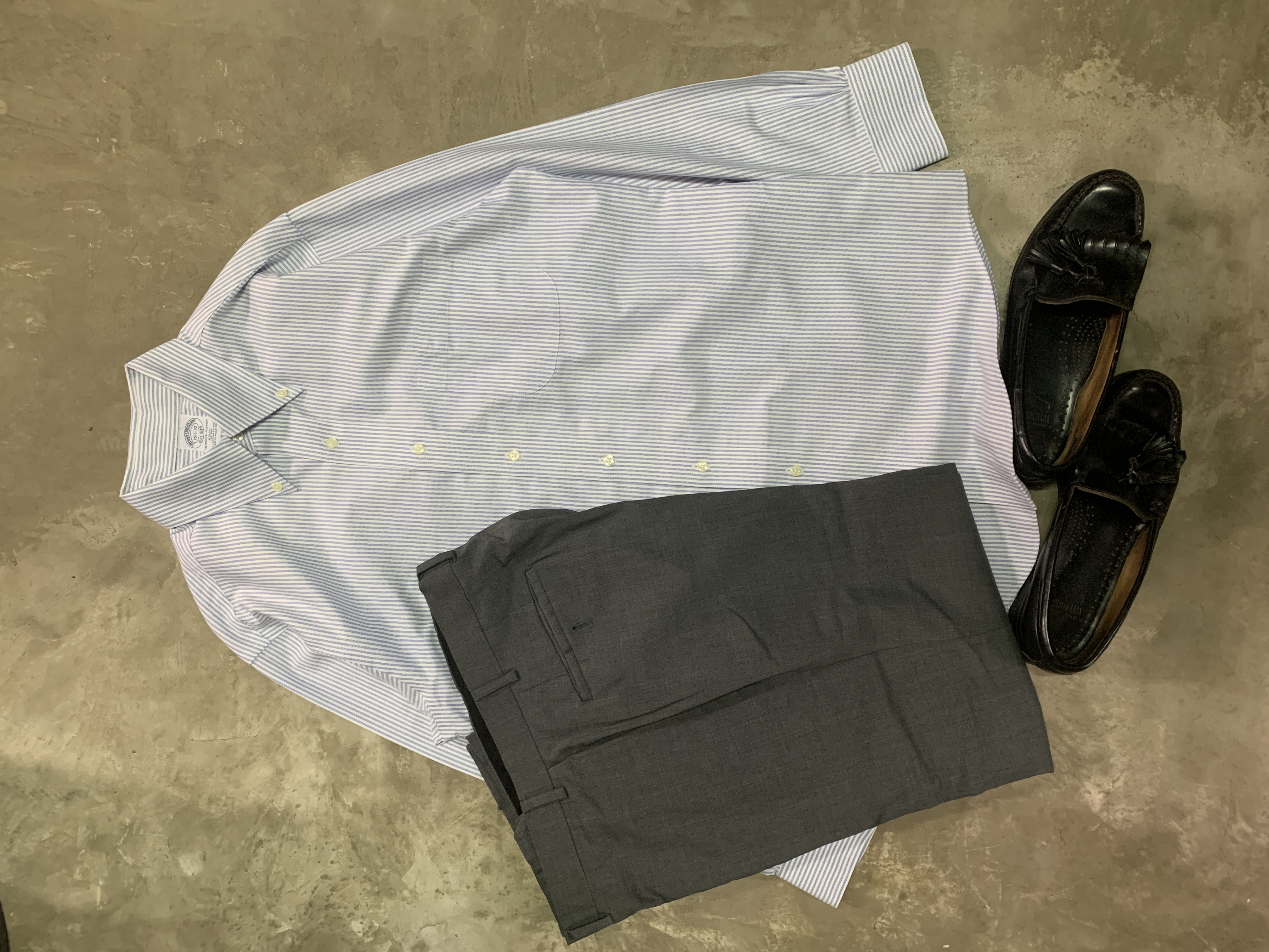 BrooksBrothers長袖ストライプシャツです!