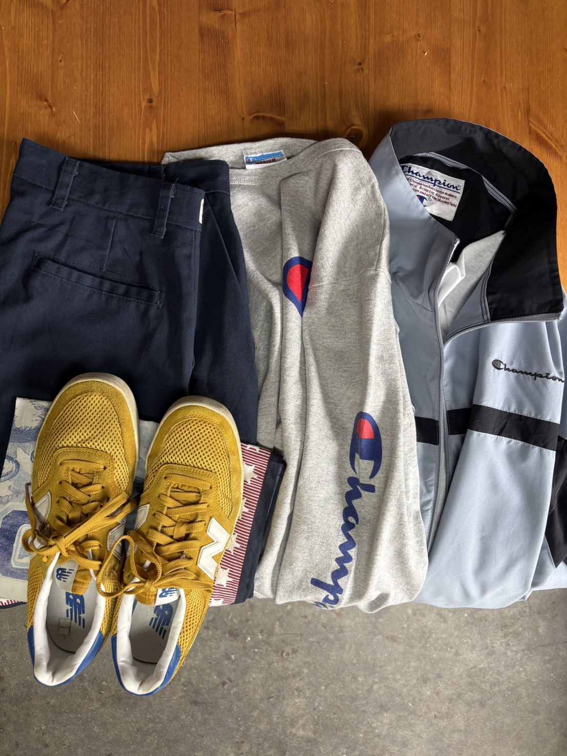 【春のスポーツMix】定番アイテムで作る、こなれ感抜群の古着コーデ