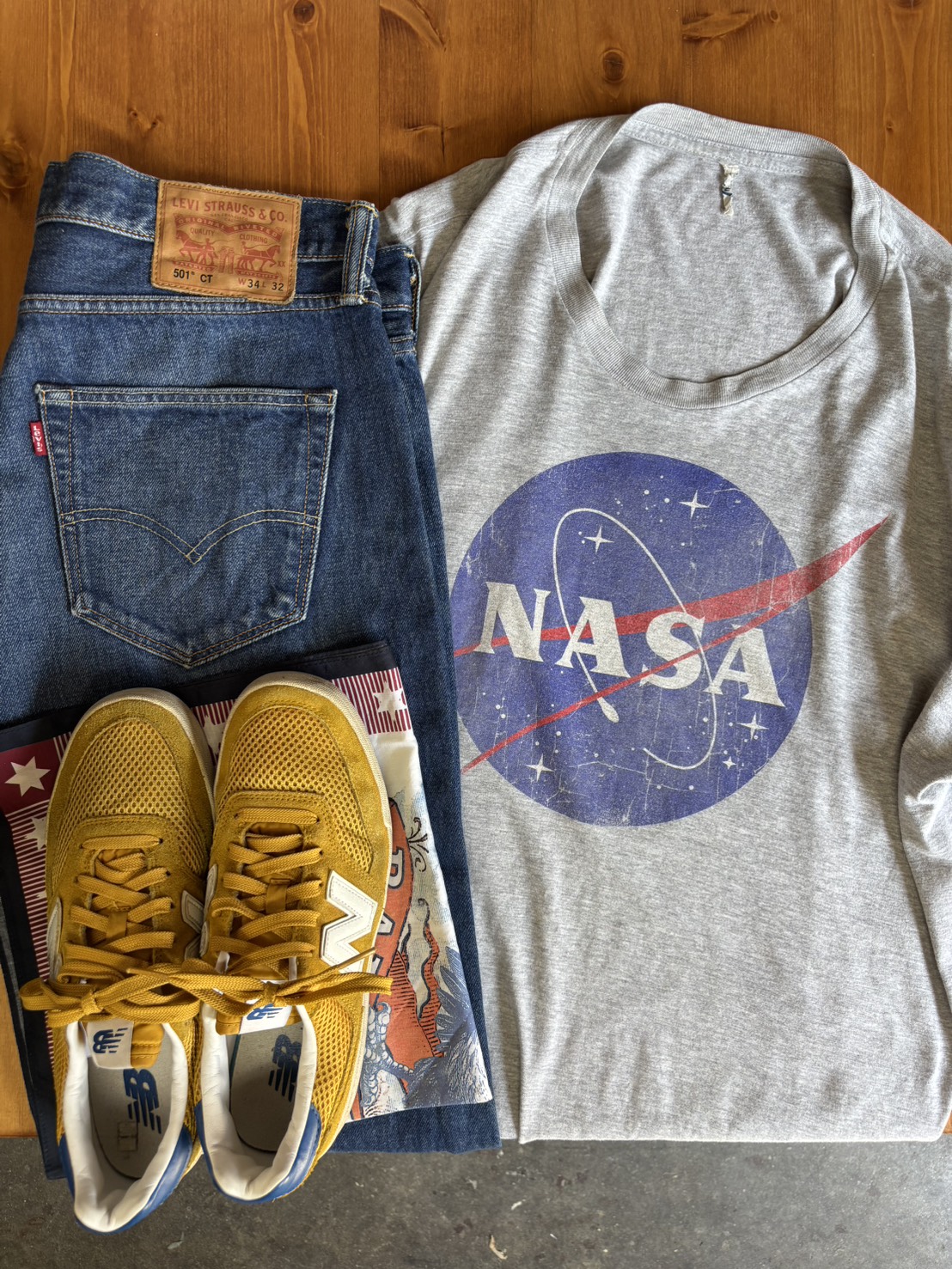 ストリートに映える！NASA×リーバイスの王道古着コーデ
