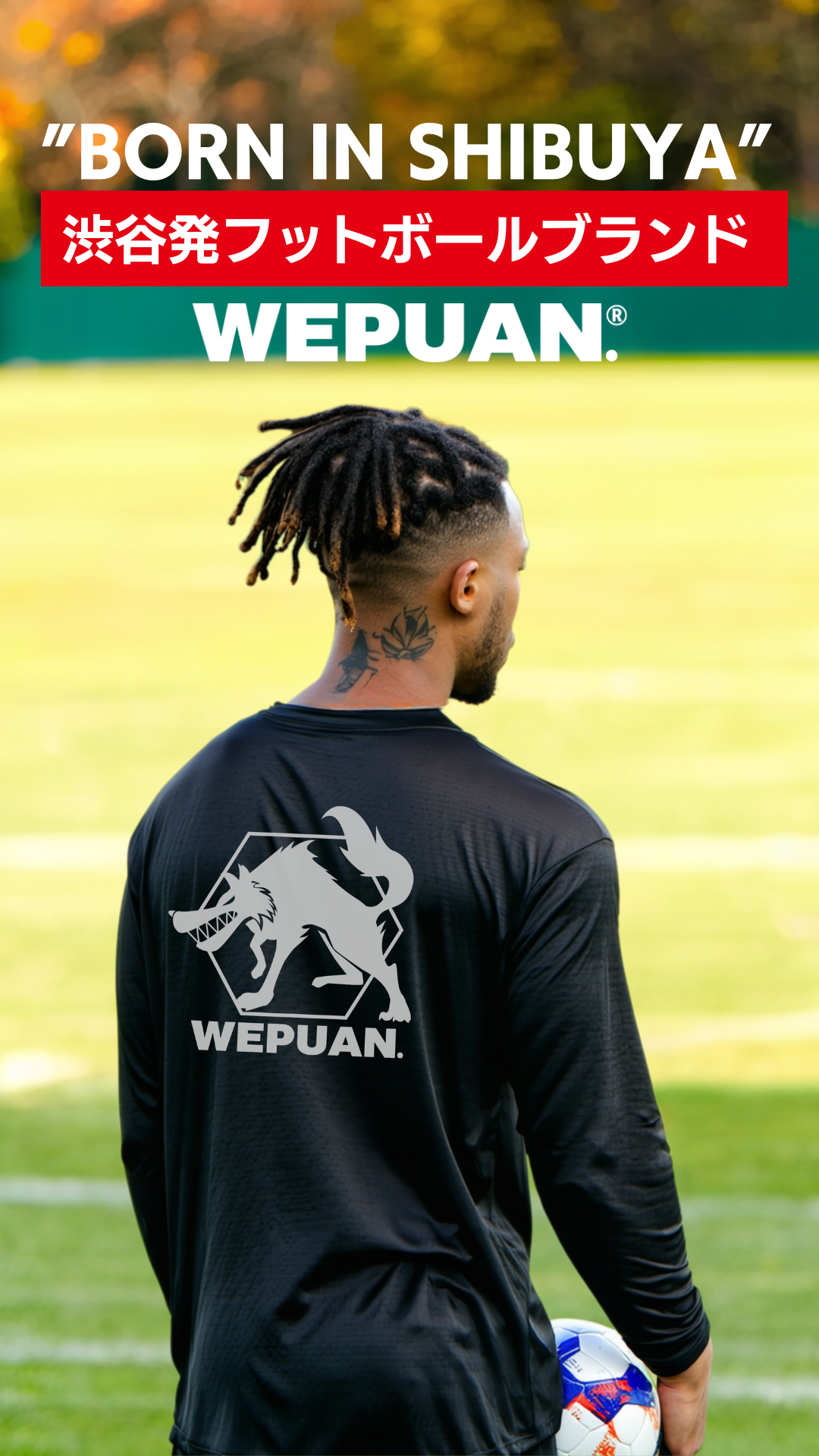 WEPUANを象徴するスタンダートモデル WWロングドライシャツ　Instagramアップ