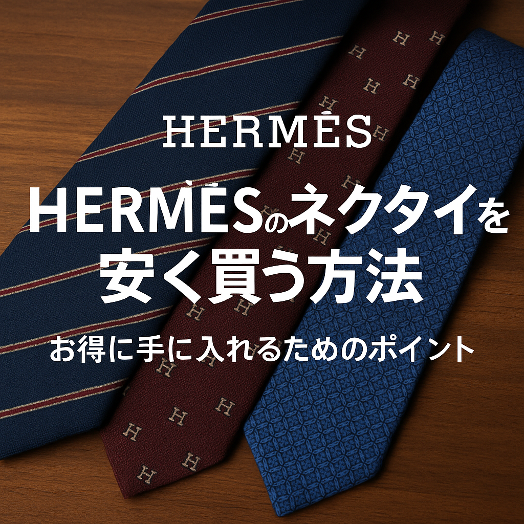 HERMÈSネクタイをお得に買う方法｜格安・セール・アウトレット・中古まで徹底解説