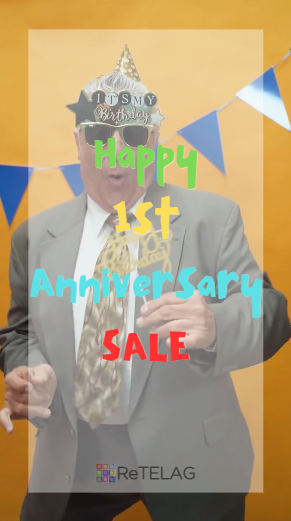 Happy 1st Anniversary SALE🎉