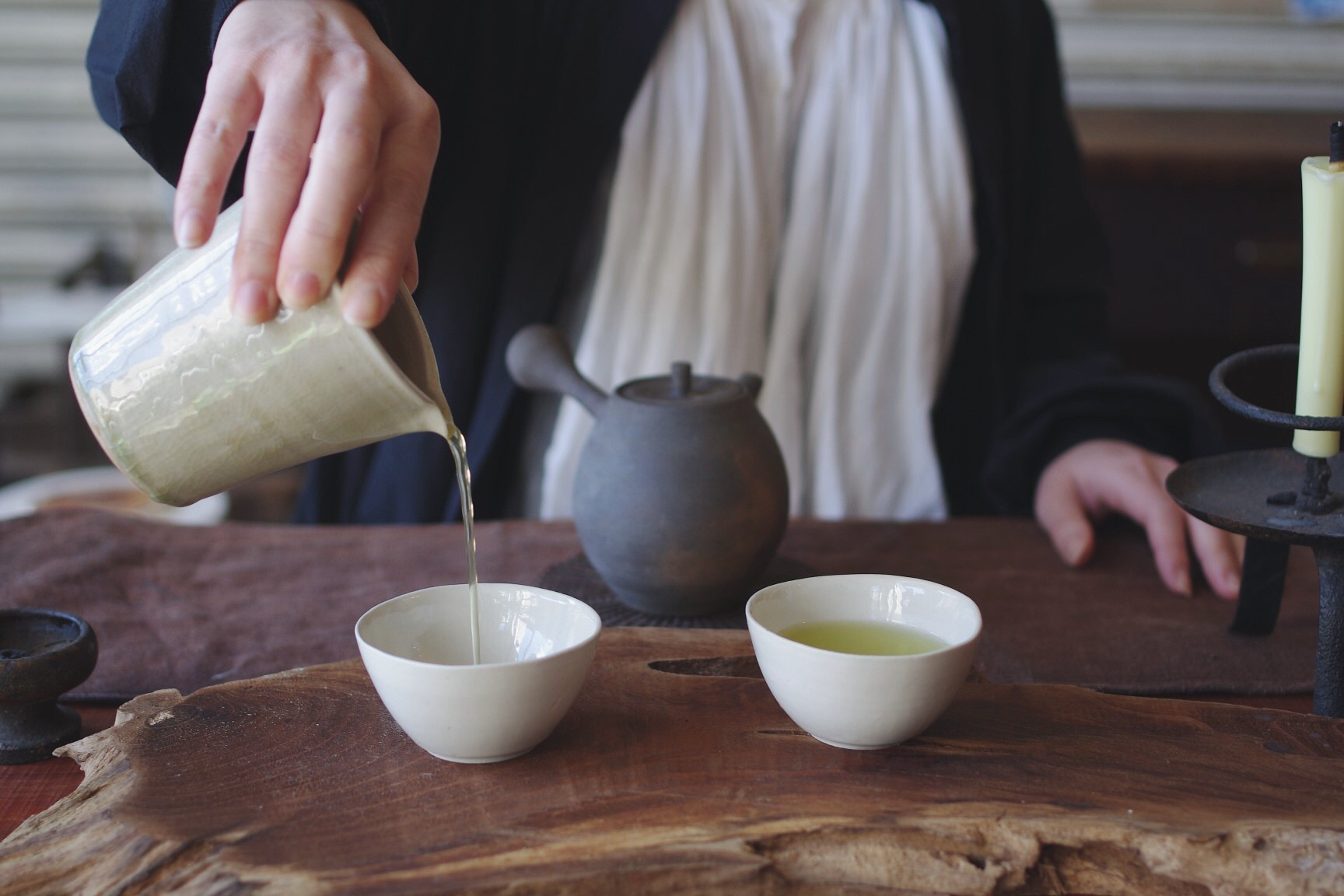 穏やかな時間でお茶を。