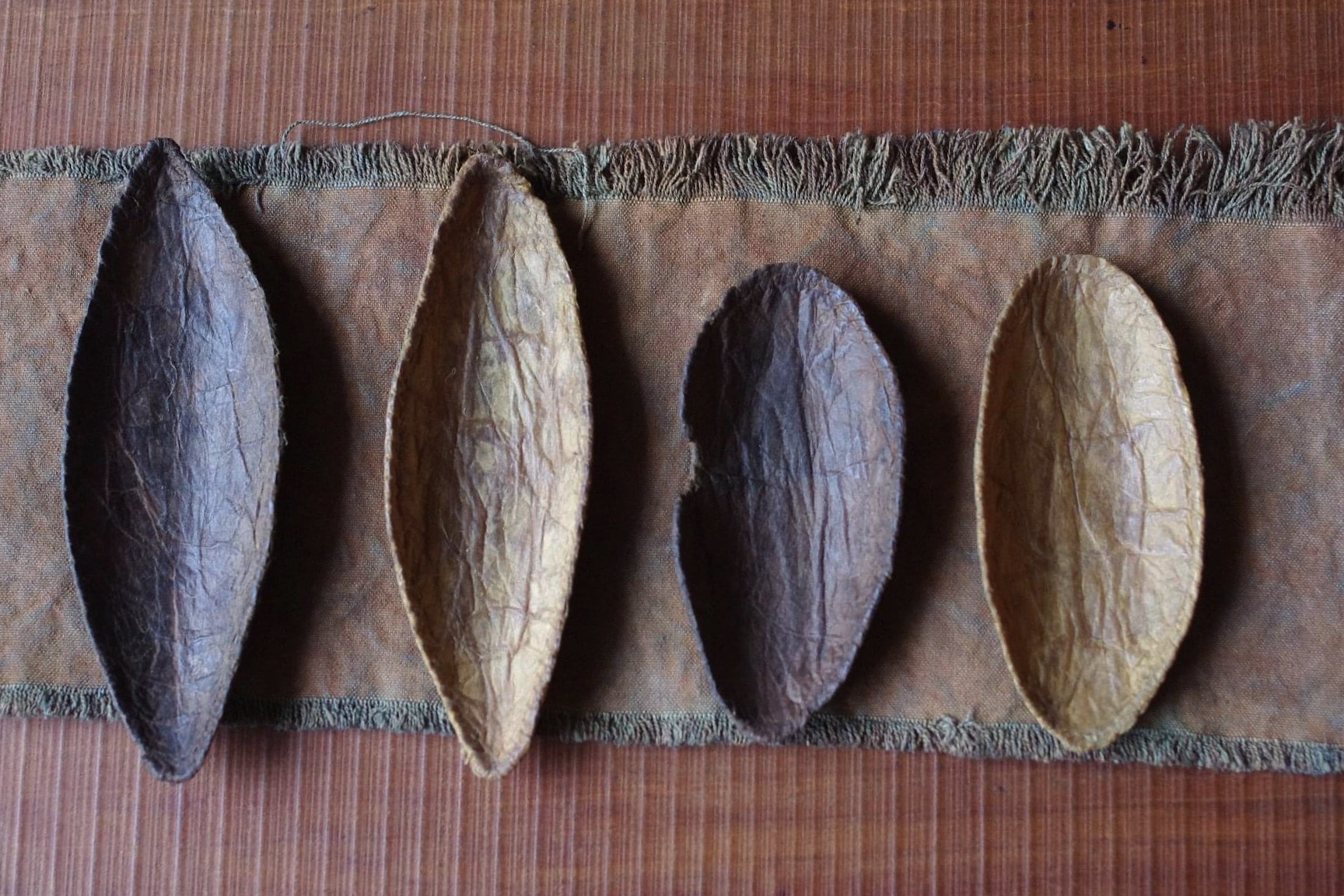 曖昧　茶則(茶染め)