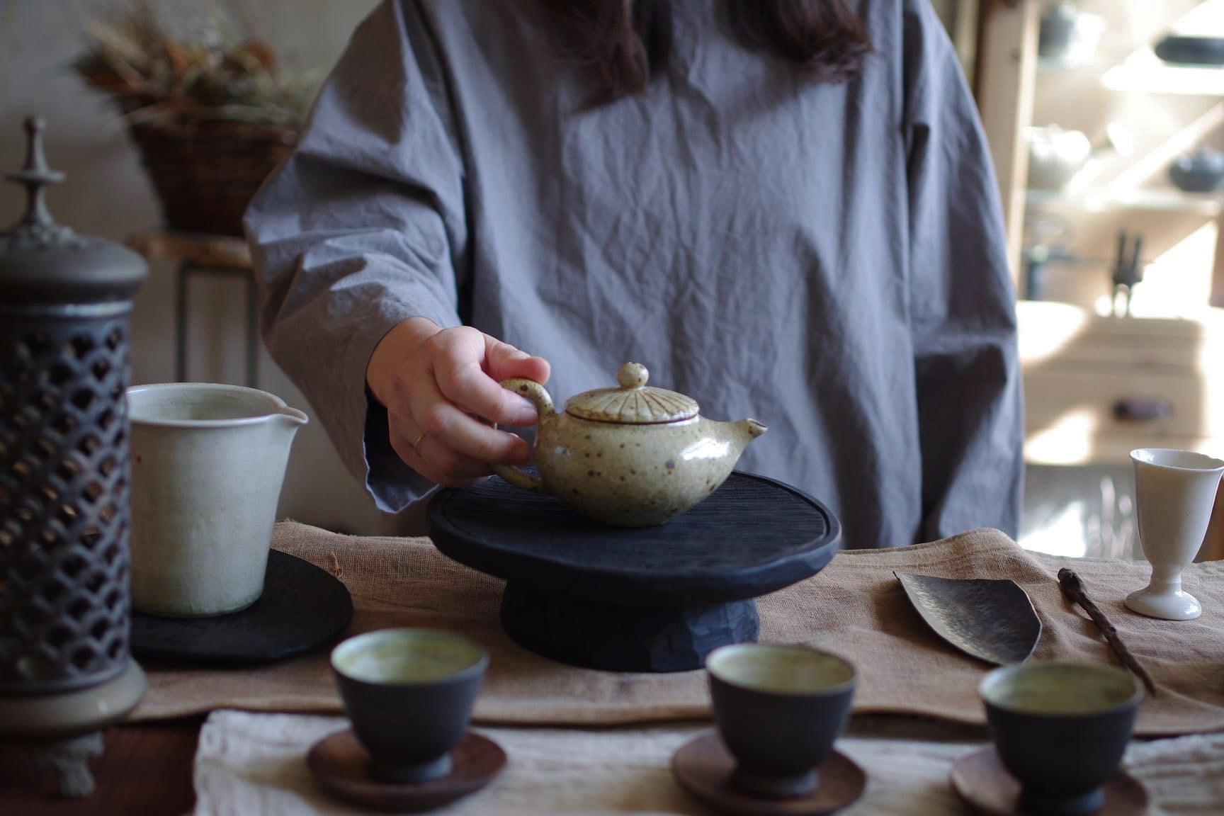 温かいお茶