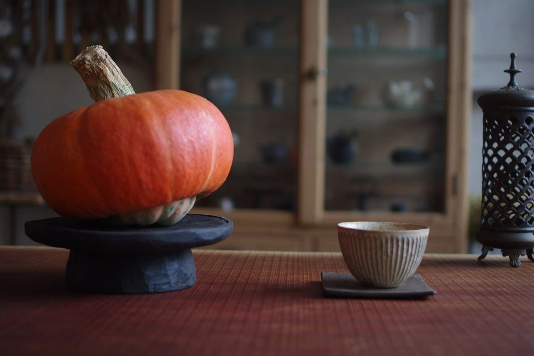 お茶と南瓜