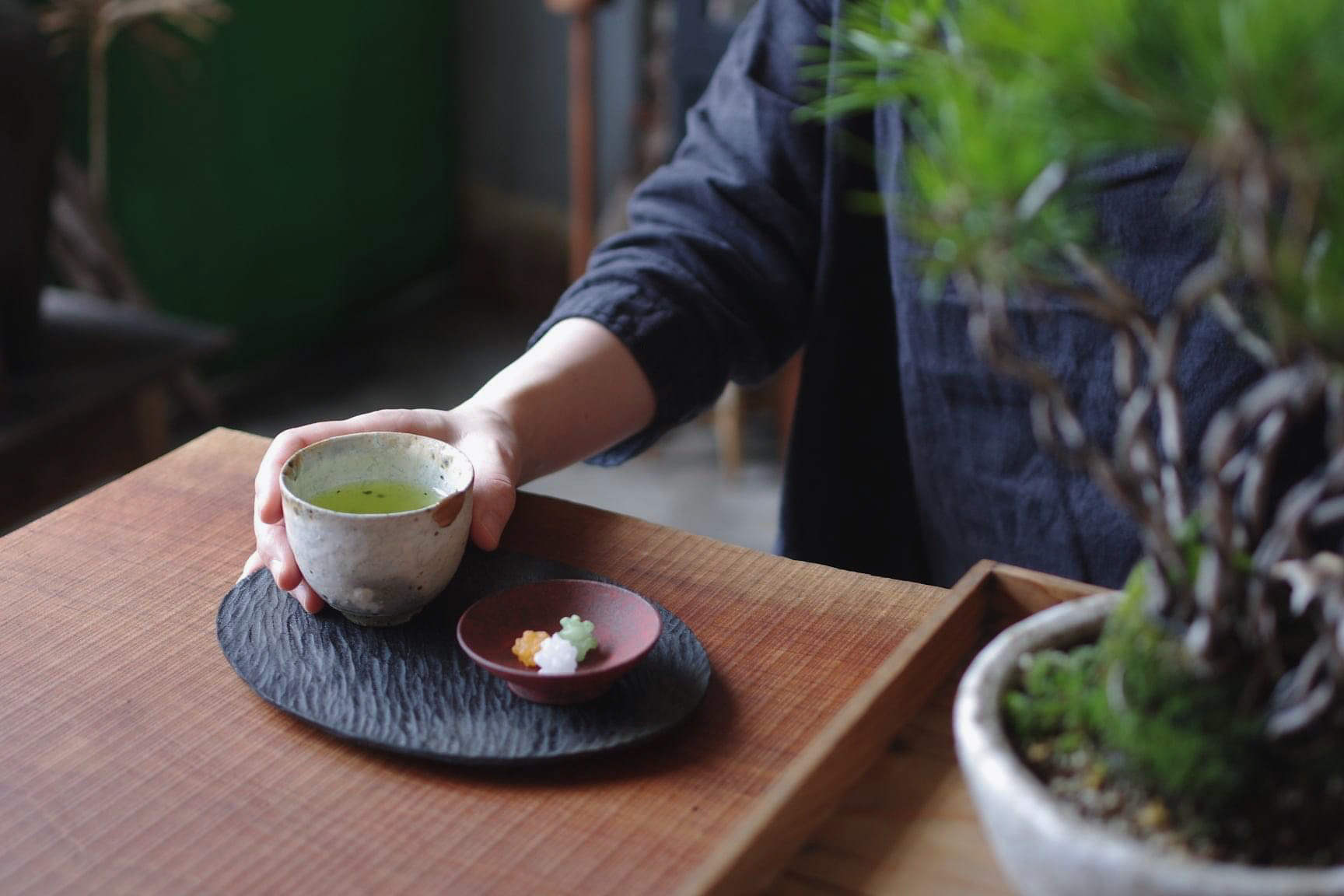 今日もお茶が美味しいです