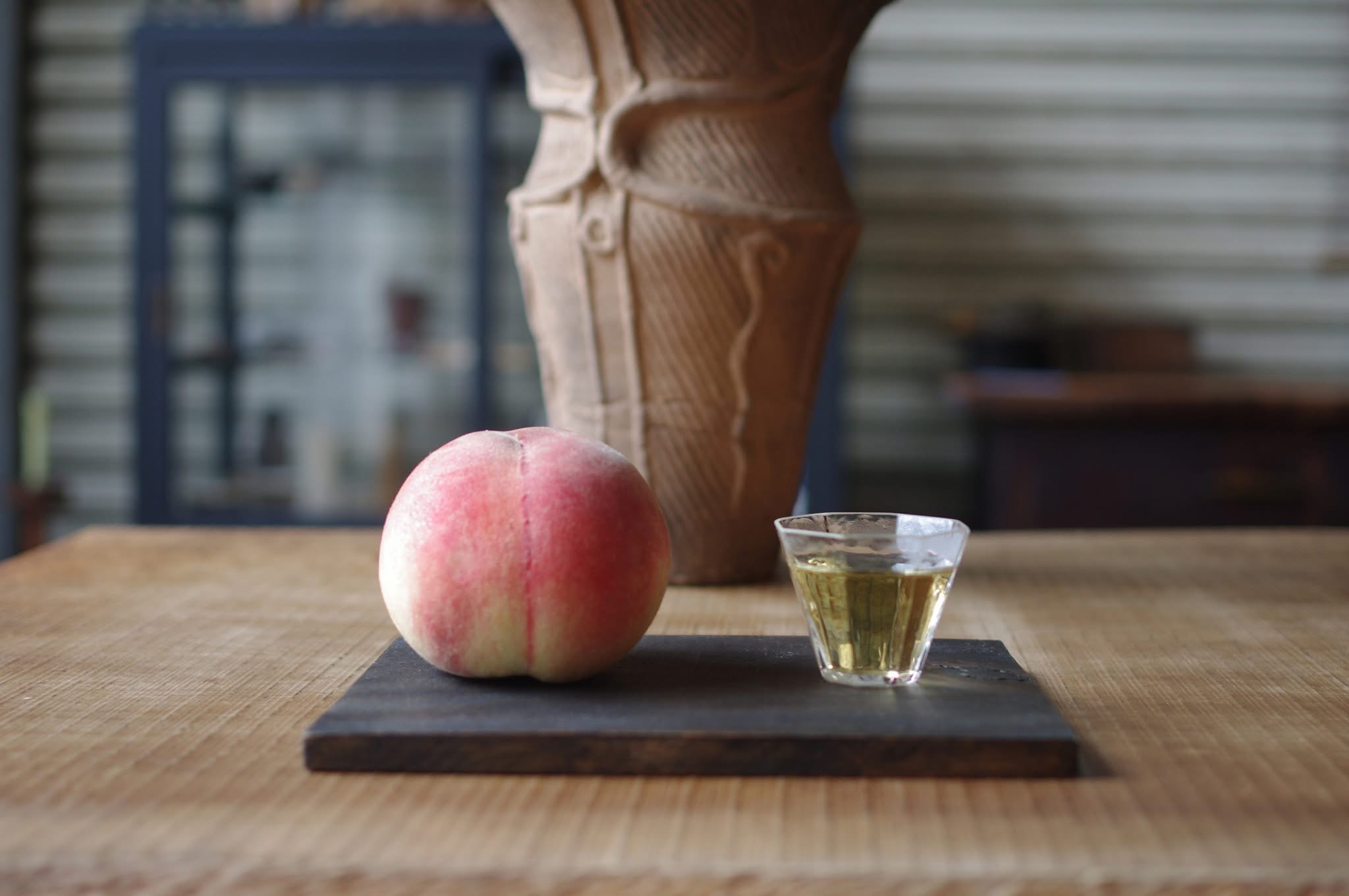 桃と烏龍茶