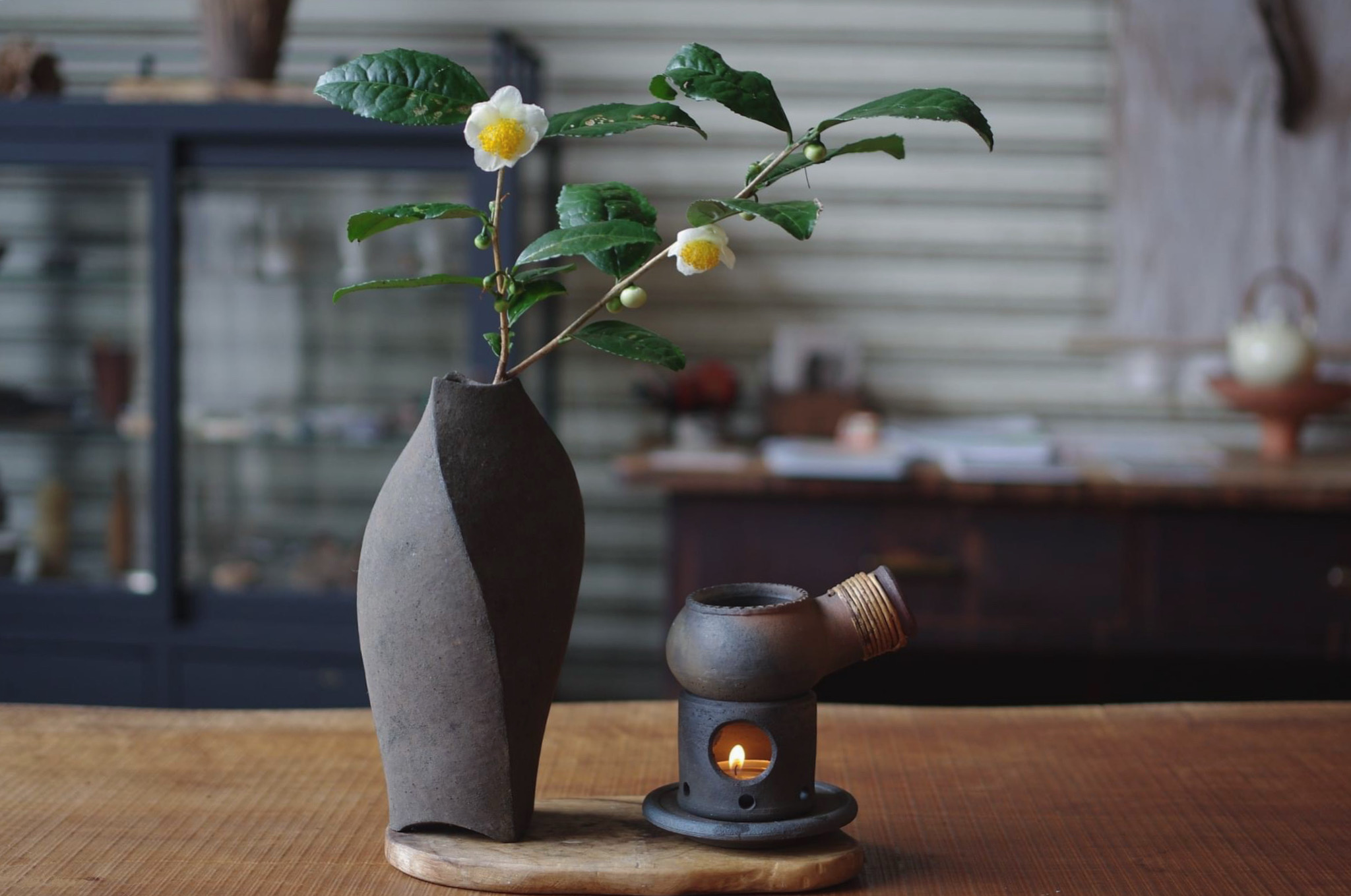 お茶の花