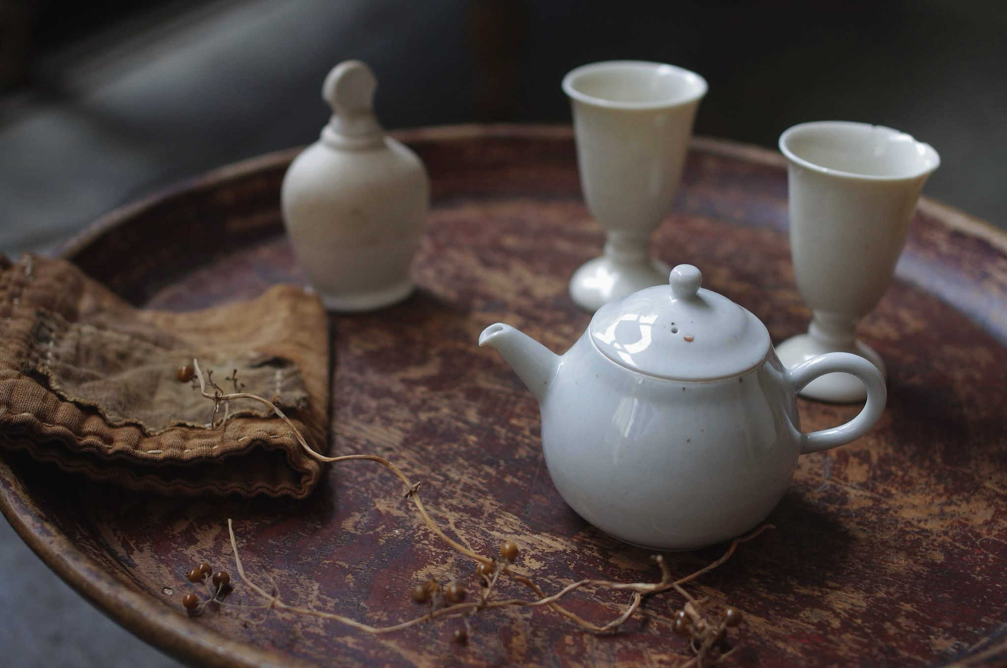 雨の日はお茶の時間を