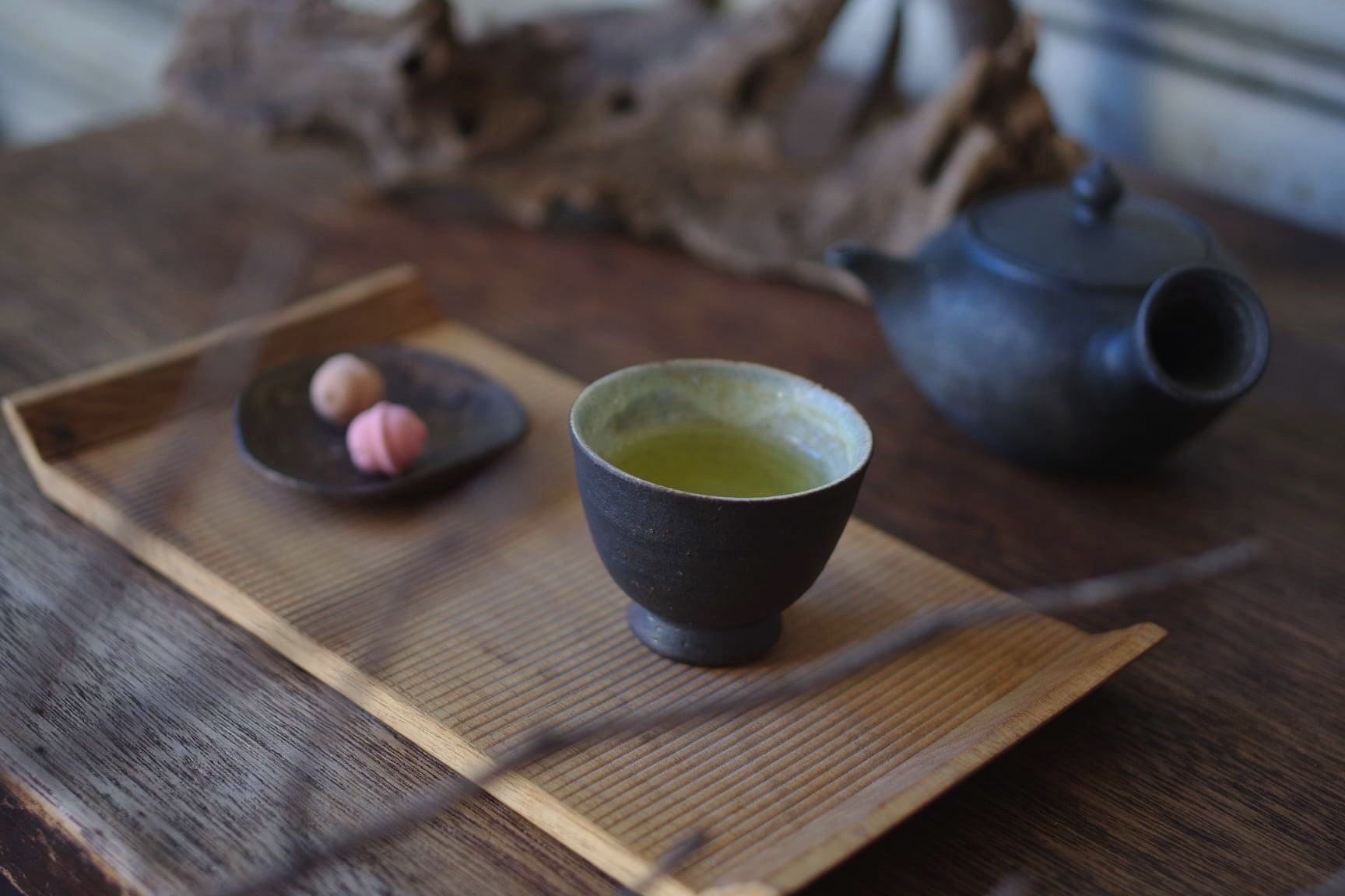 お茶と和三盆