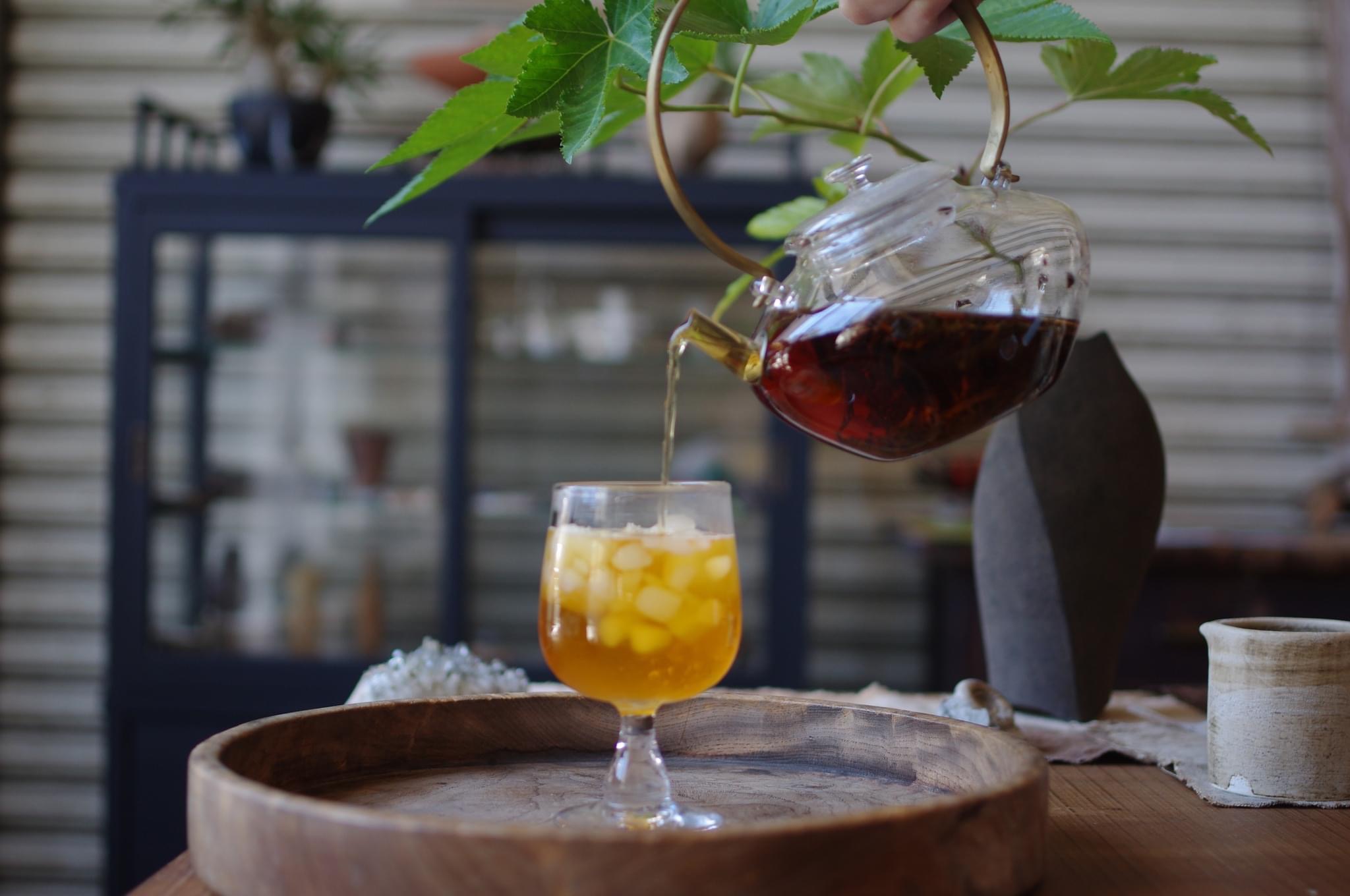 夏の爽やかグレープ和紅茶