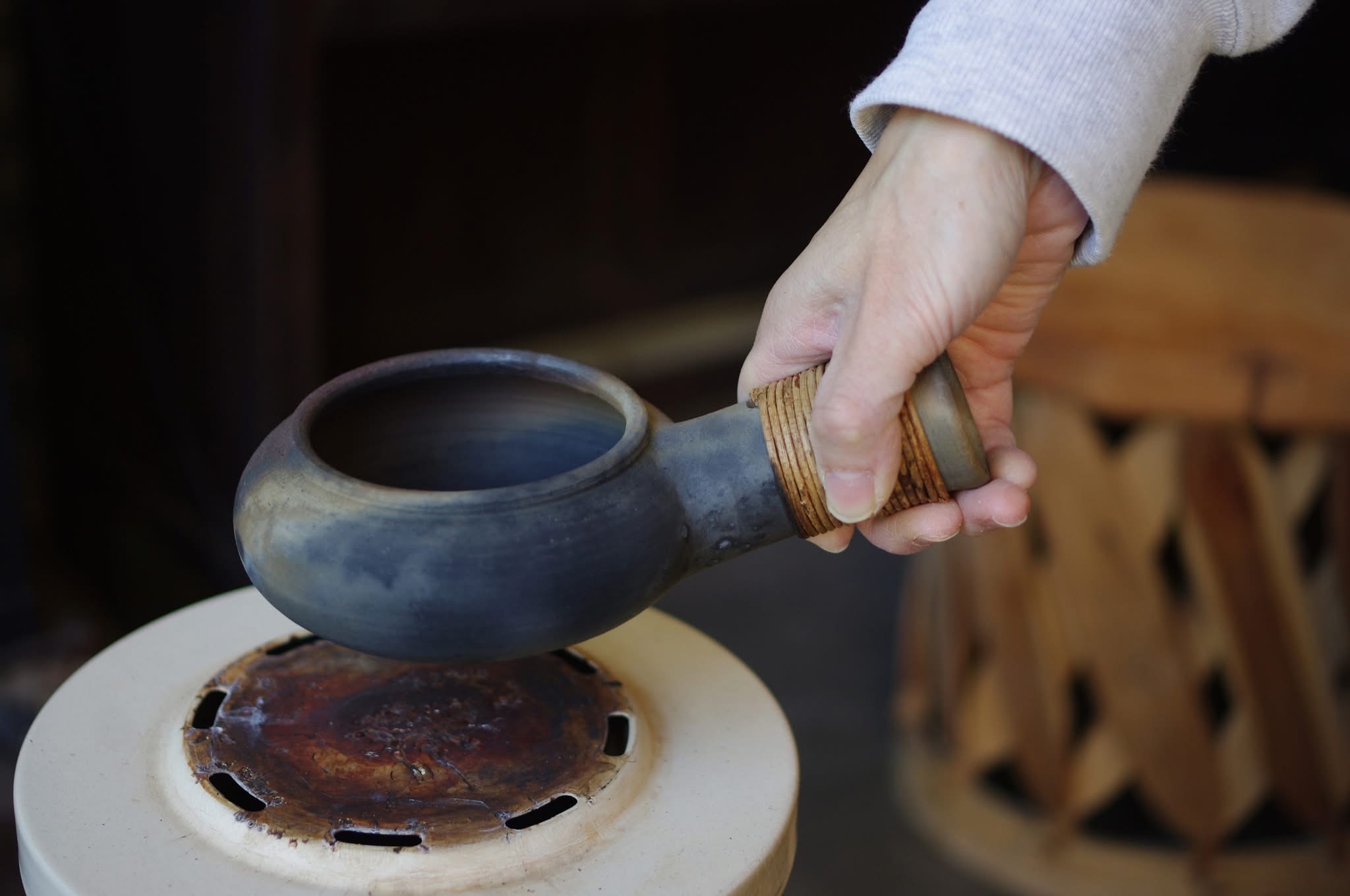 山崎さおりさんの焙烙