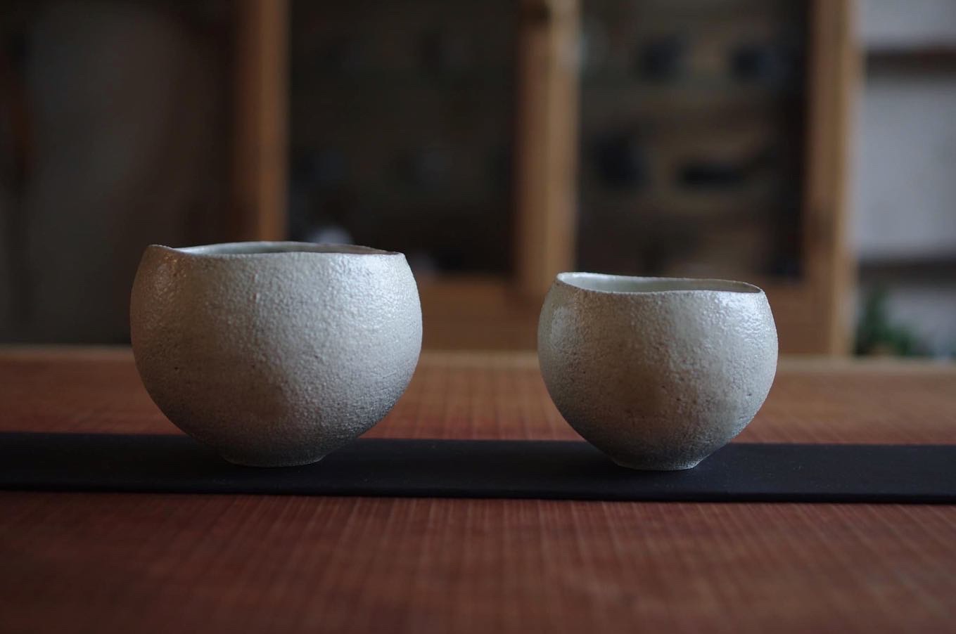大橋睦　灰釉作品入荷