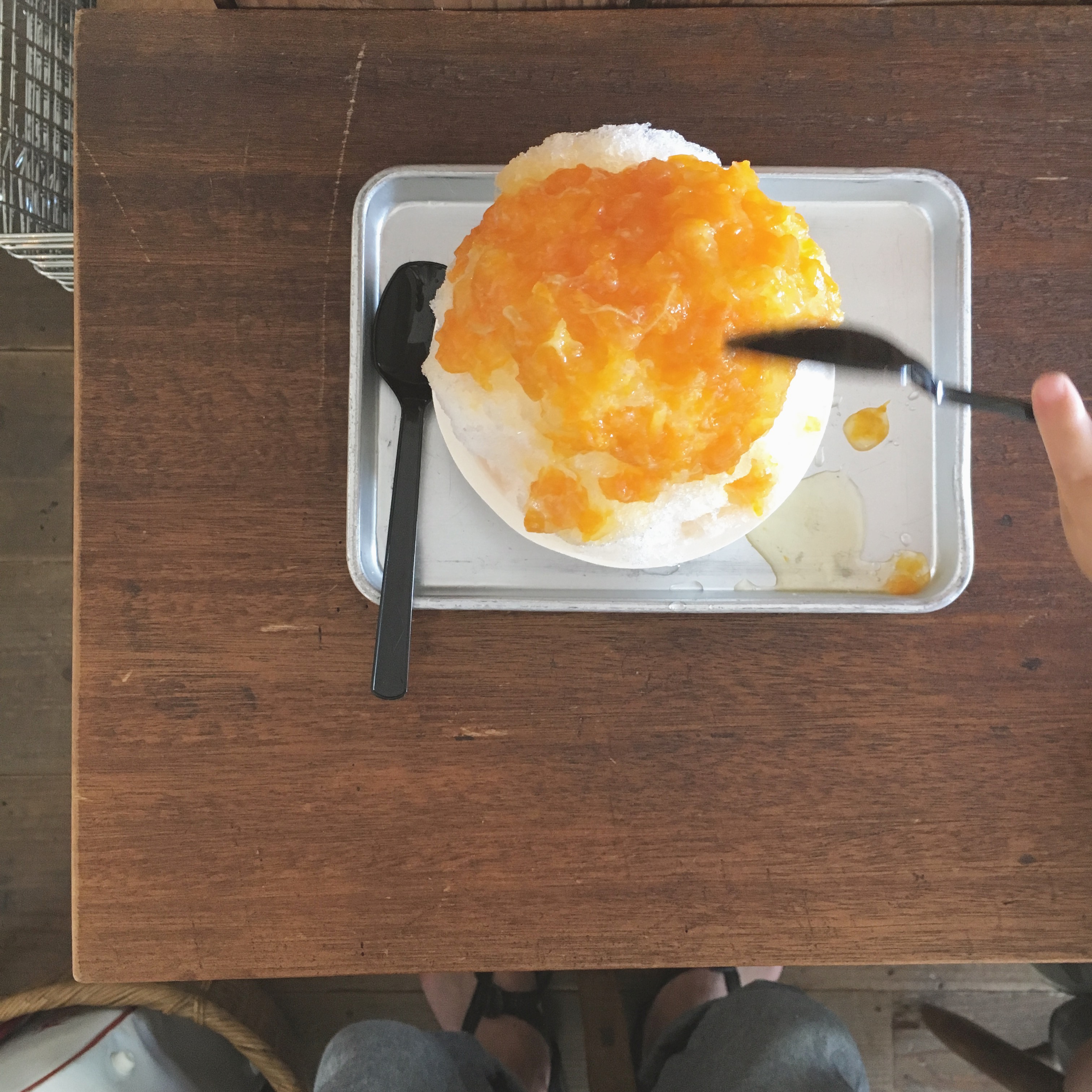 今年もchipakoyaさんのかき氷が始まりましたね。美味しくて子供達と取り合いです。