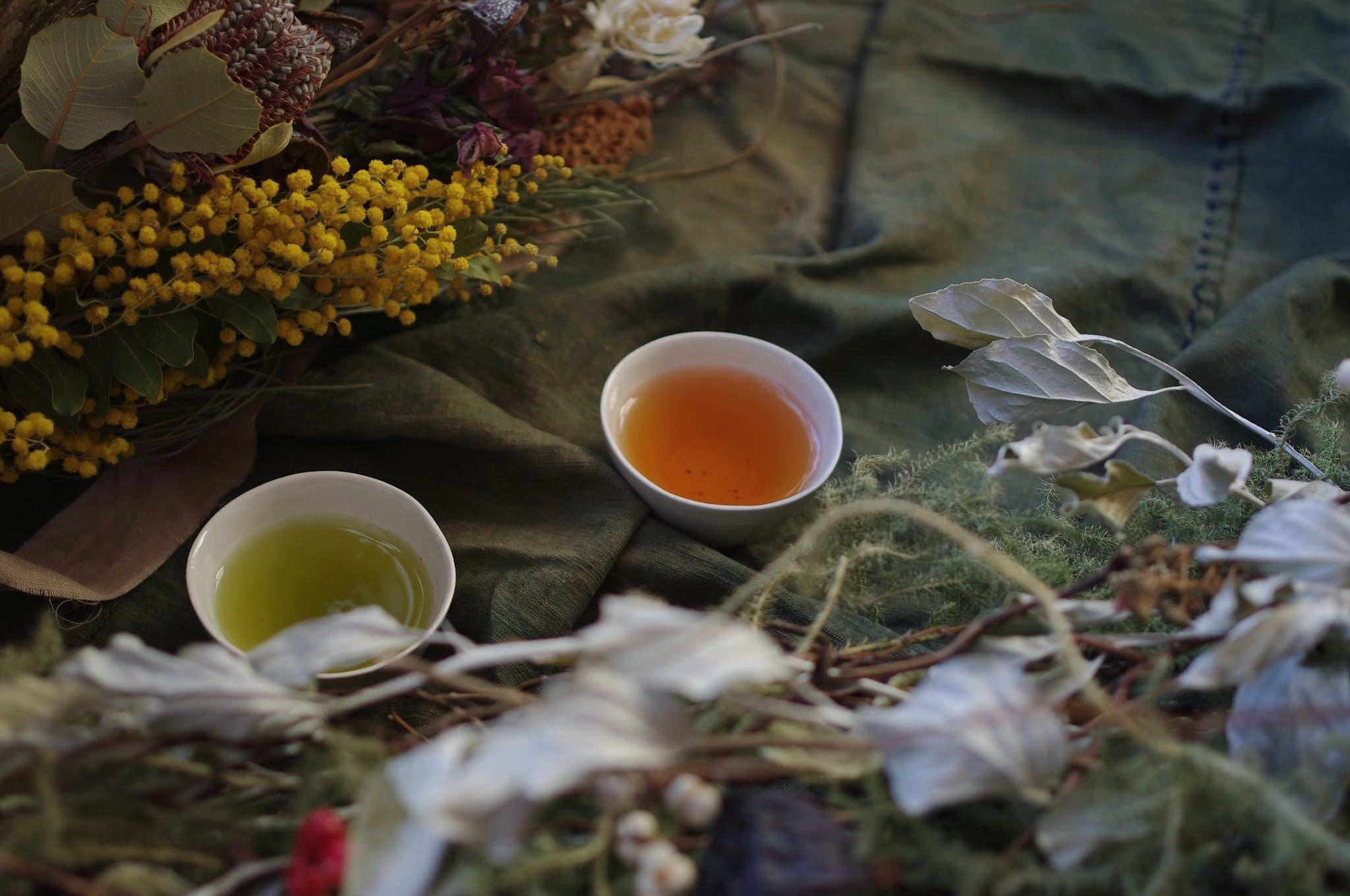 花と茶