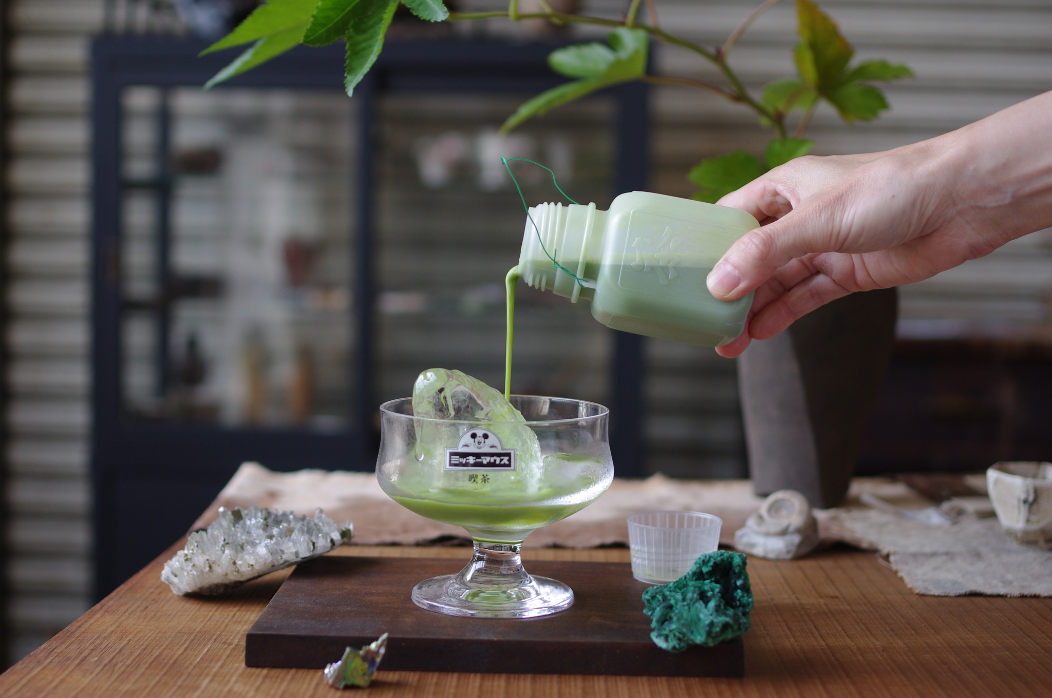ポリ茶瓶で作る冷やし抹茶ラテ