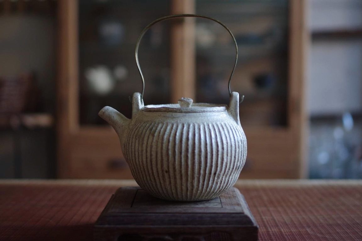 鈴木進さんの茶道具