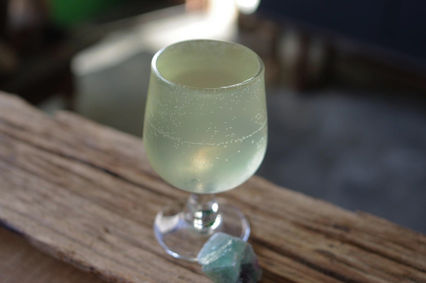 お茶の炭酸水割り