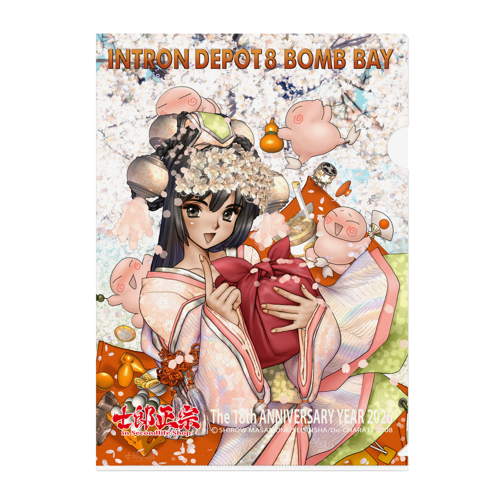 SUZURI サイトに、「士郎正宗キャラクタークリアファイルVol.20」登場!!