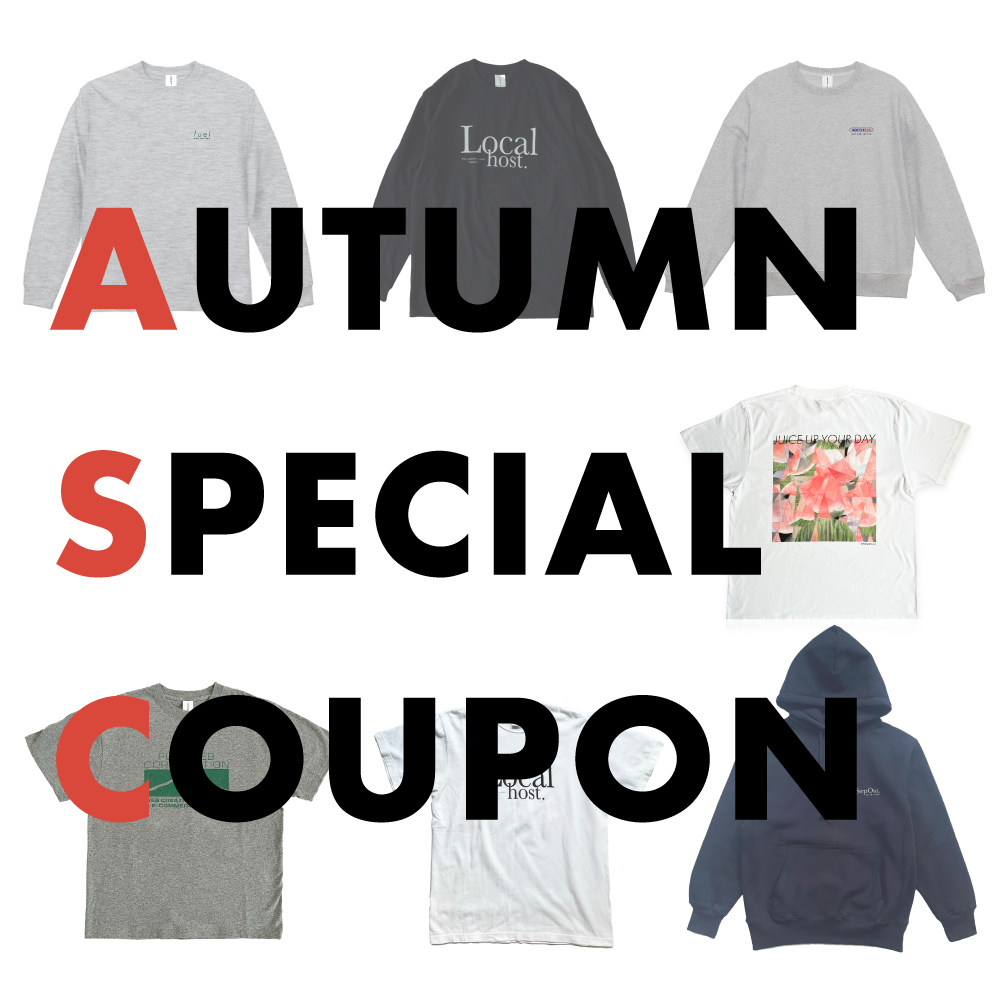 /// Autumn Special Coupon ///【終了しました】