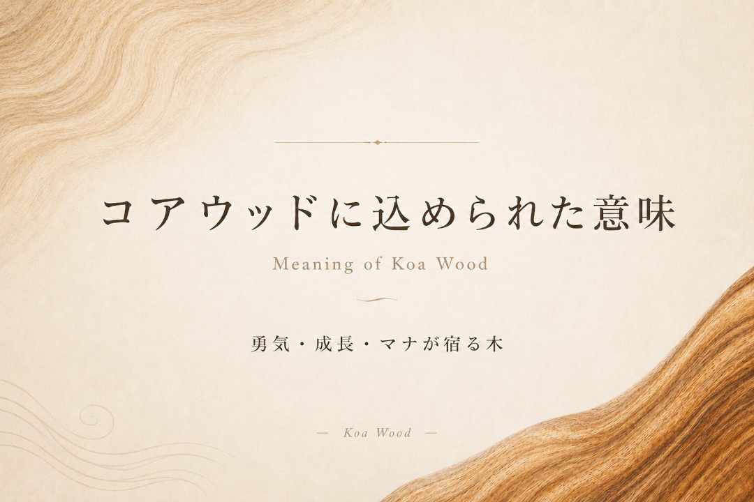 コアウッドが特別な理由