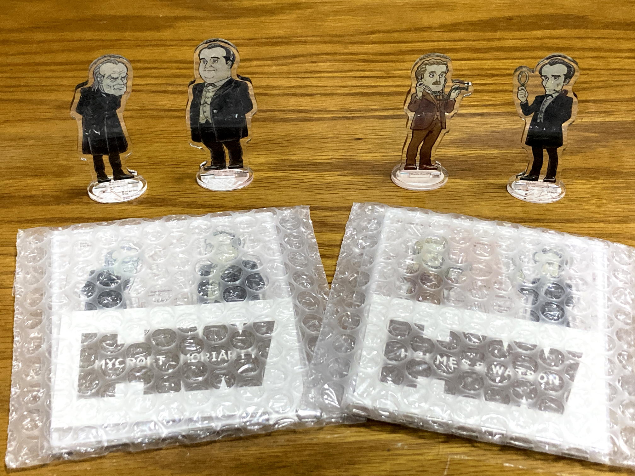 アクリルフィギュア、発送いたしました