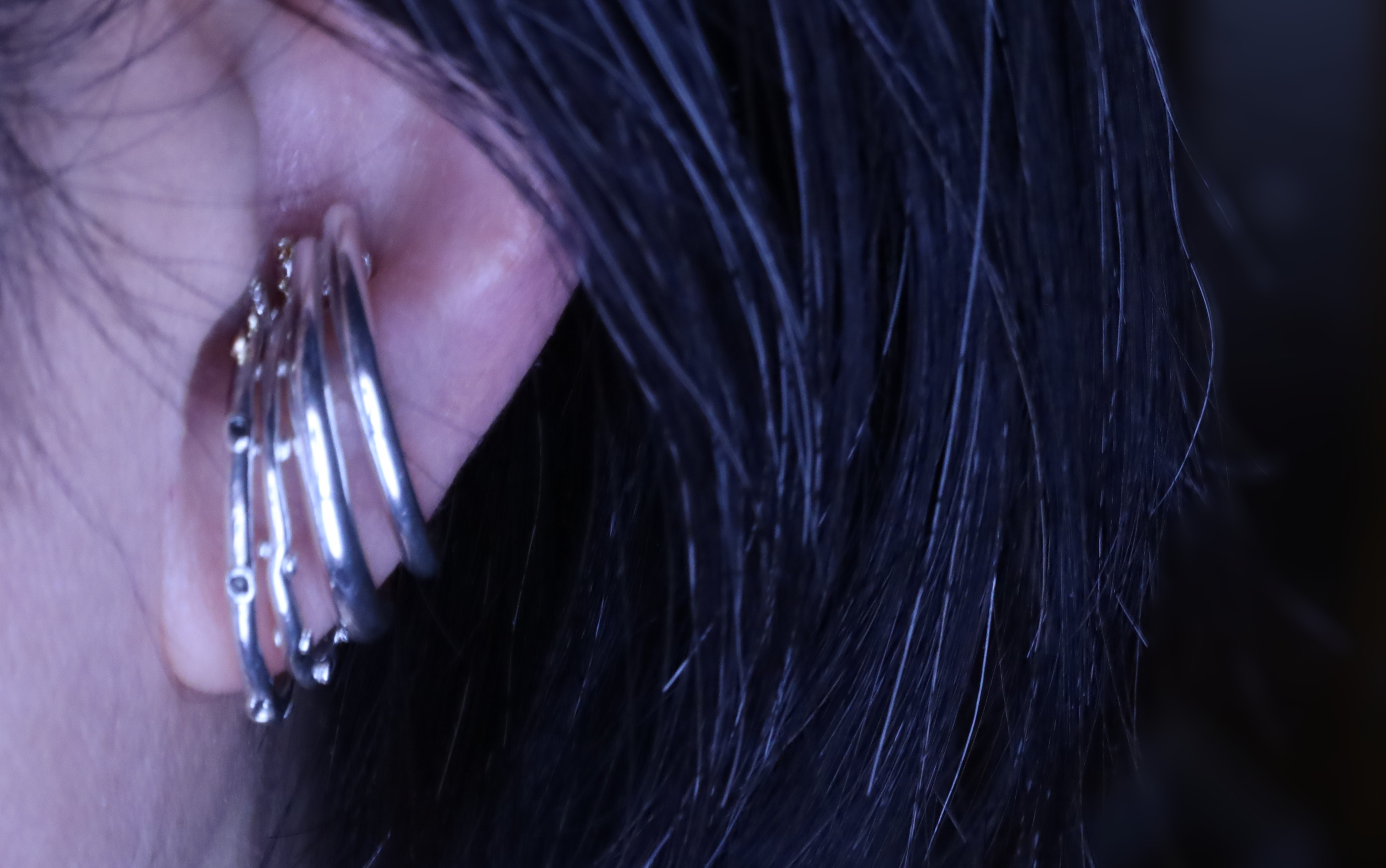 新作イヤーカフ2点アップしました