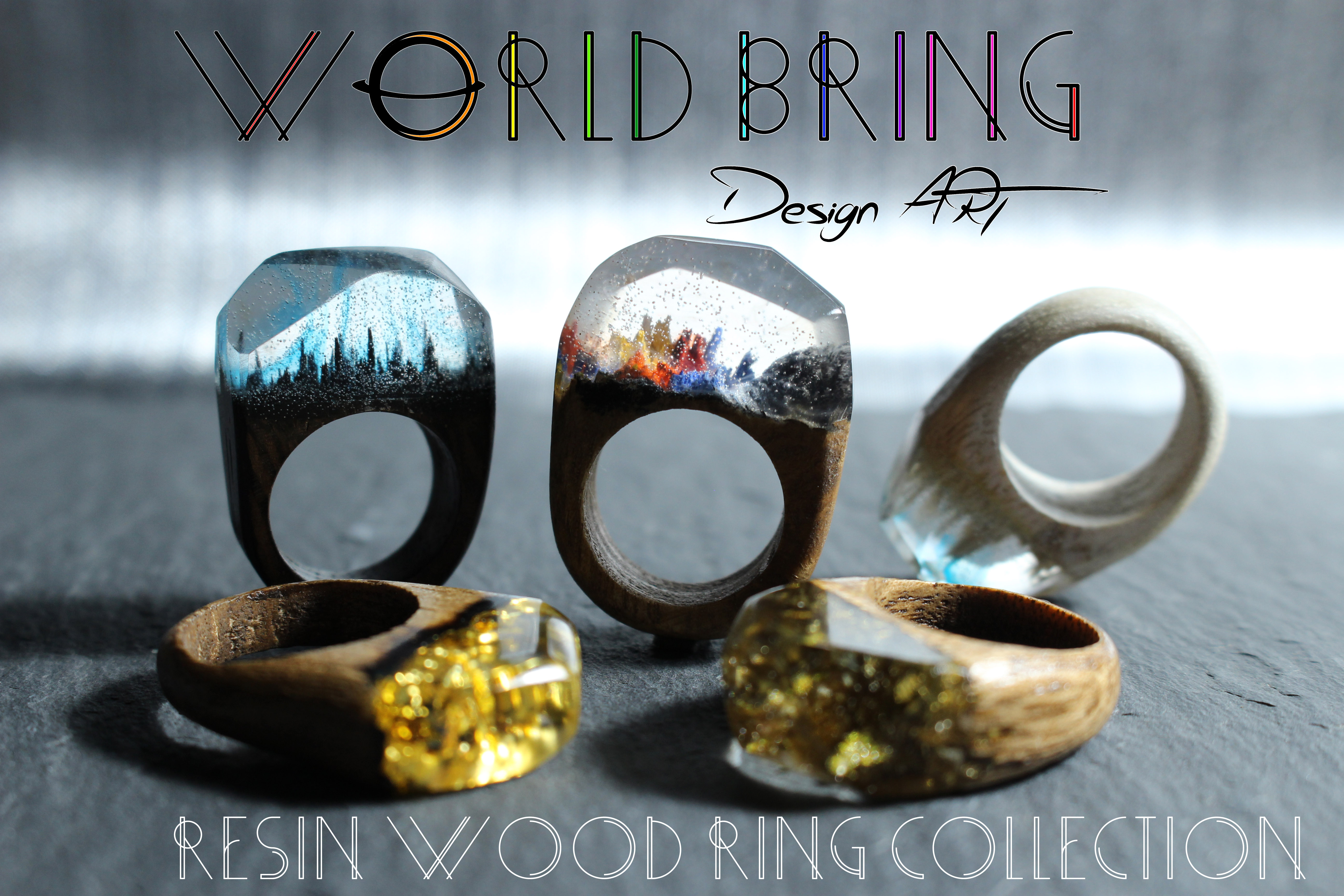 【New Arrival】～RESIN WOOD RING COLLECTION～