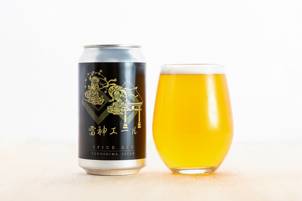 生姜とブラックペッパー使用 クラフトビール「雷神エール」350ml|Spice Ale