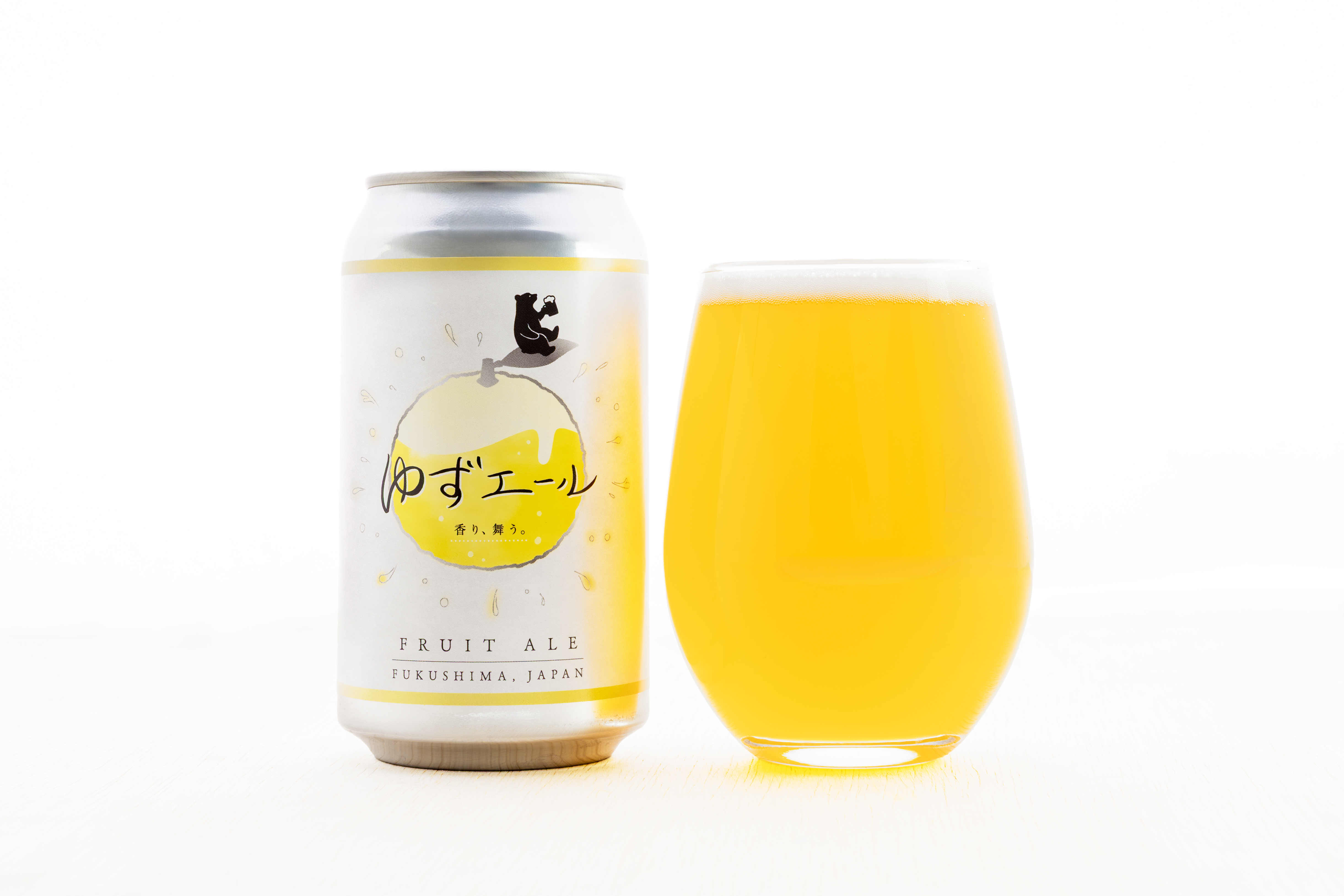 【限定】ゆずエール(Fruit Ale)350ml|福島県玉川村産ゆず使用|クラフトビール