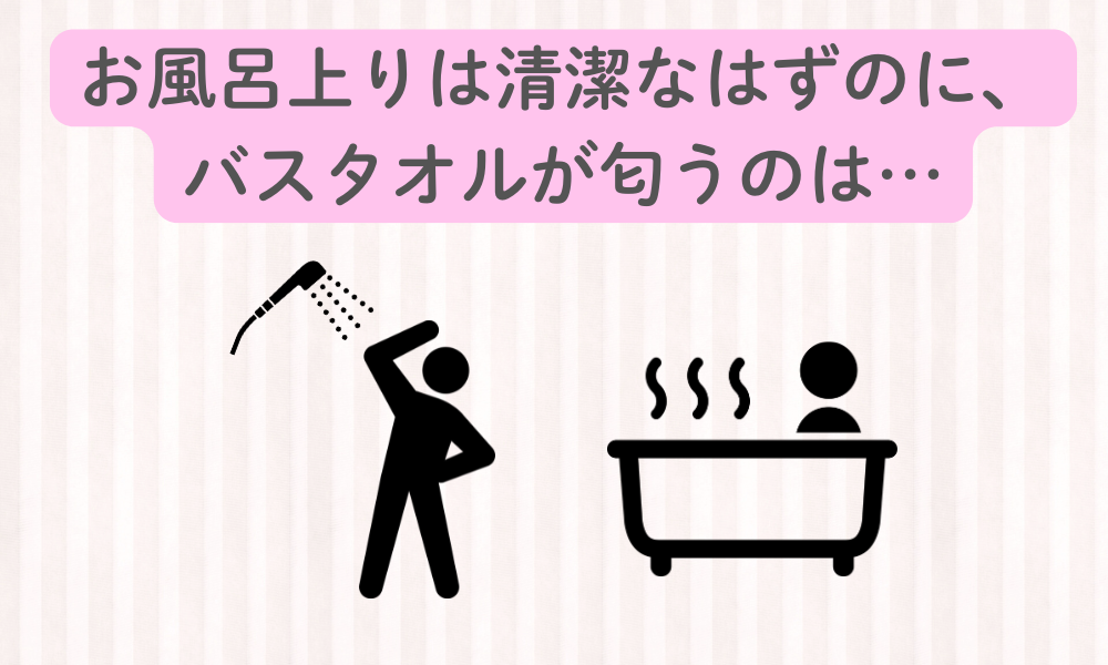 バスタオルの臭いの原因は？梅雨でも臭わない科学的な対策法