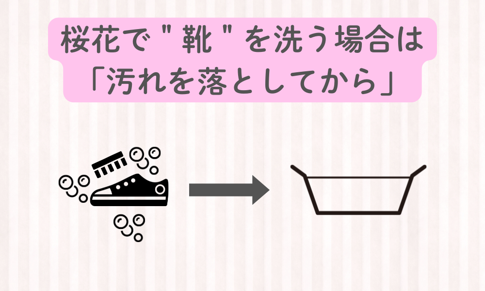 【マルシェでの質問】靴を桜花で洗えますか？⇒汚れを落としてからお願いします。