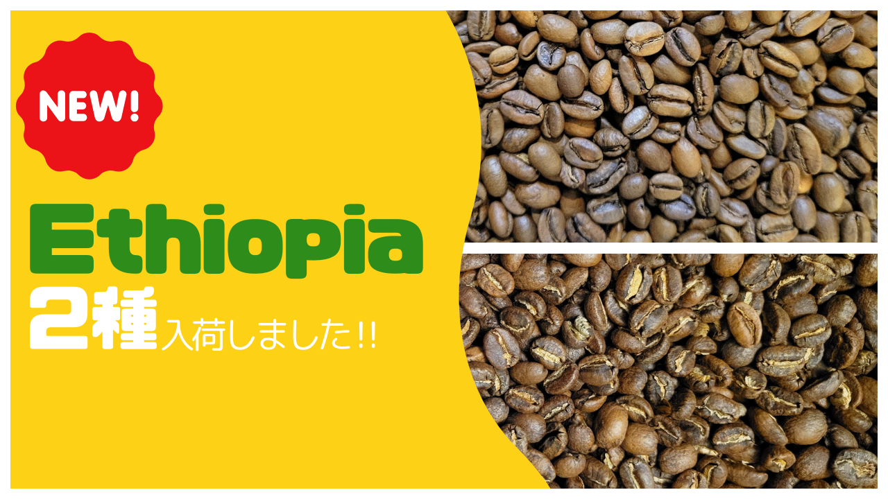 【NEW】エチオピア入荷！2種の紹介