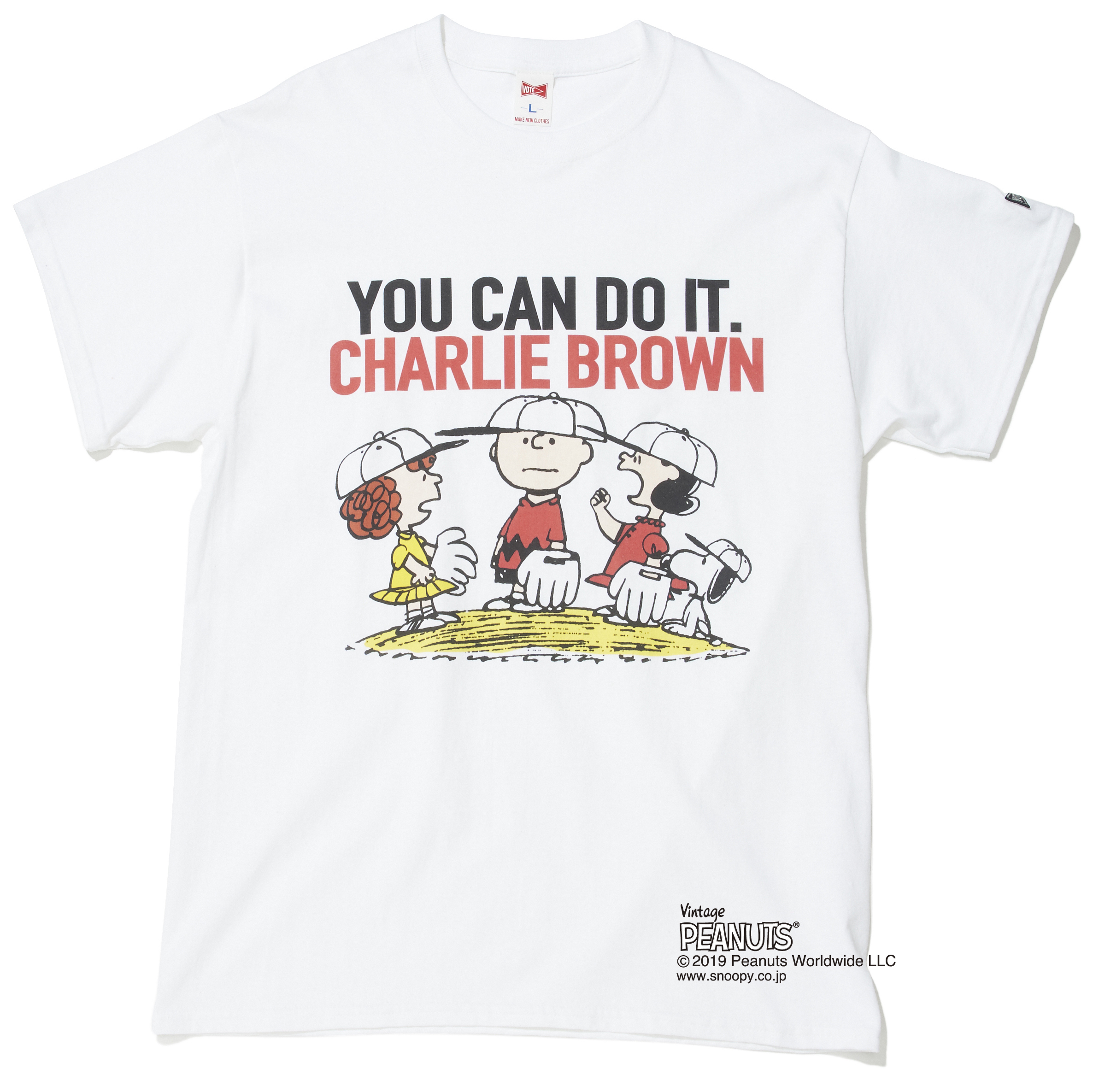 PEANUTS "YOU CAN DO IT" S/S TEE 