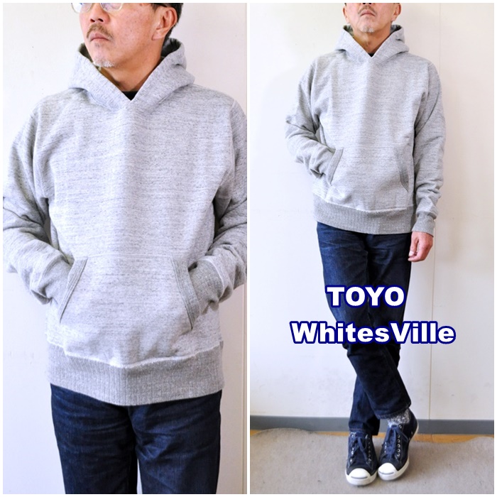 WHITESVILLE 　ホワイツビル 　4本針フラットシーマ　プルパーカーWV67729