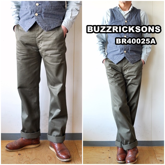 バズリクソンズ　BUZZRICKSONS　 チノパンツ　チノーズ　 40025　