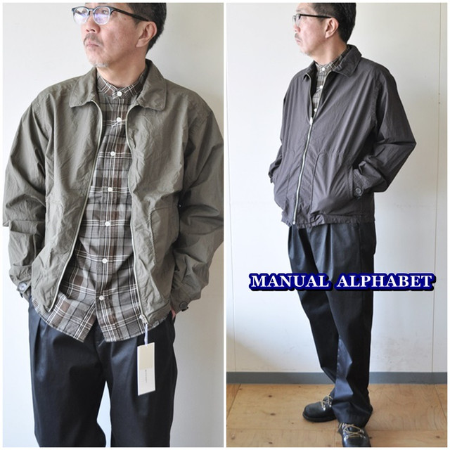マニュアルアルファベット　ＭＡＮＵＡＬＡＬＰＨＡＢＥＴ　　　シャツジャケット　　ＭＡＪ２３３　