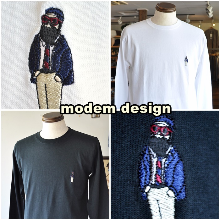 modemdesign モデムデザイン　長袖ロンTカットソー　2103051