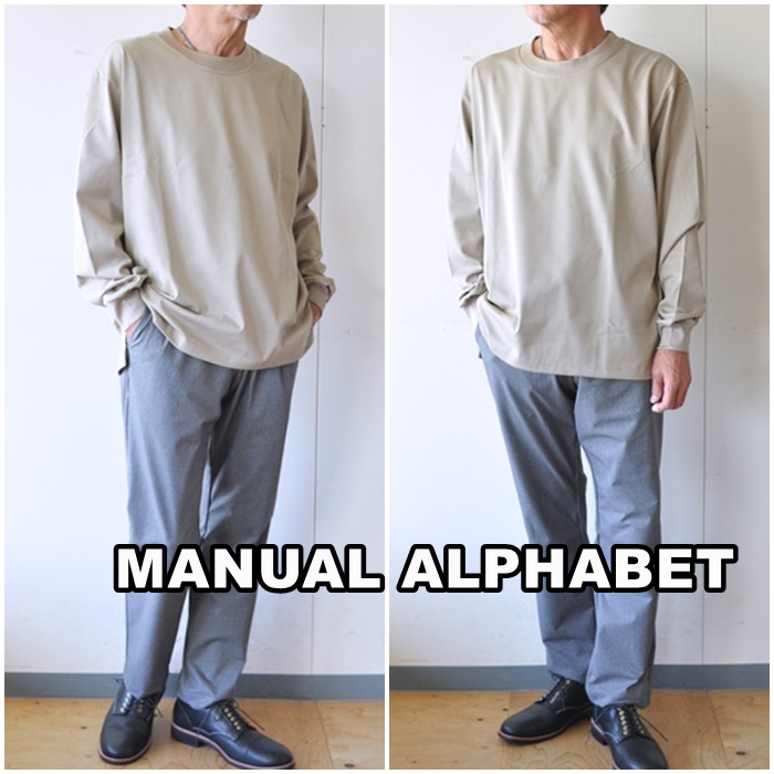 MANUAL ALPHABET　 マニュアルアルファベット　長袖カットソー　  ULTIMA