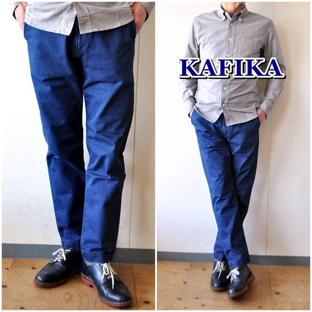 カフィカ　ＫＡＦＩＫＡ　デニムトラウザー　kbpt001 　ソロテックスドライパンツ
