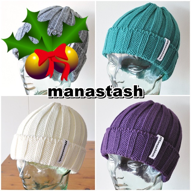 マナスタッシュ　ＭＡＮＡＳＴＡＳＨ　ニットキャップ　ワッチキャップ　７１６９０３７