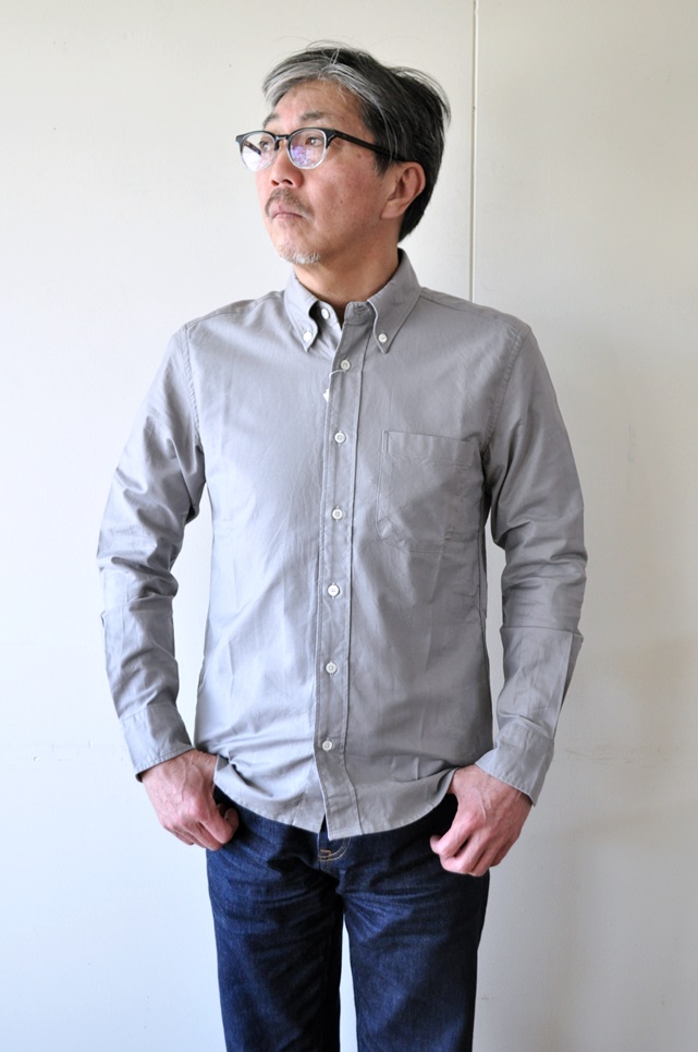 マニュアルアルファベット Manual Alpabet スーピマオックス ボタンダウンシャツ